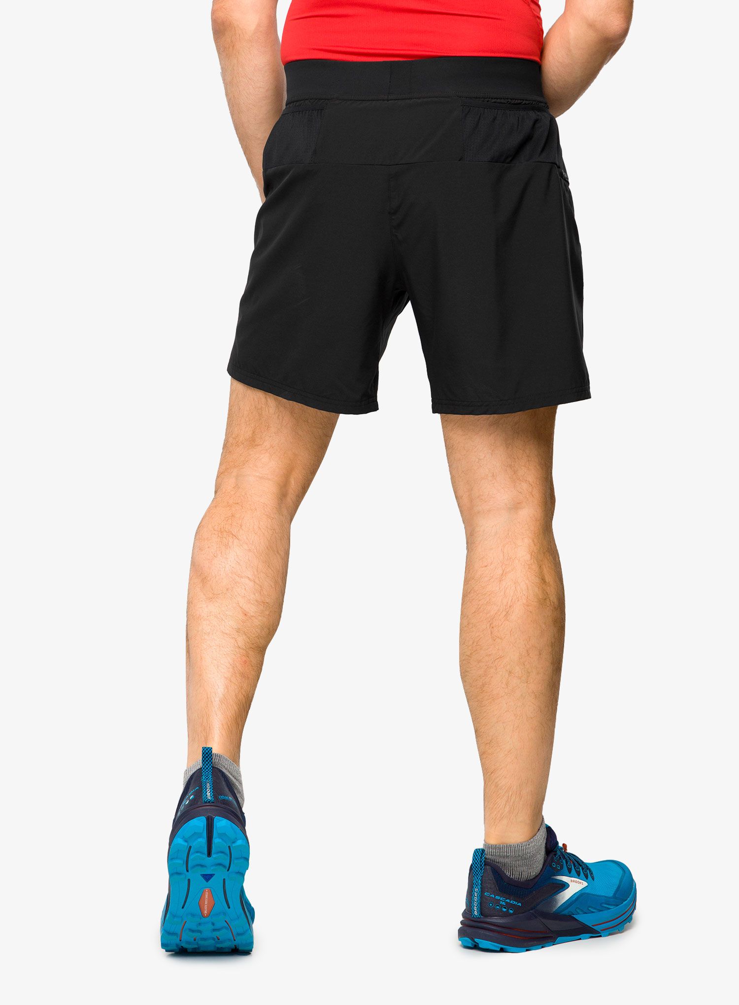 Tekaške kratke hlače Brooks Sherpa 7 2-in-1 Short - black