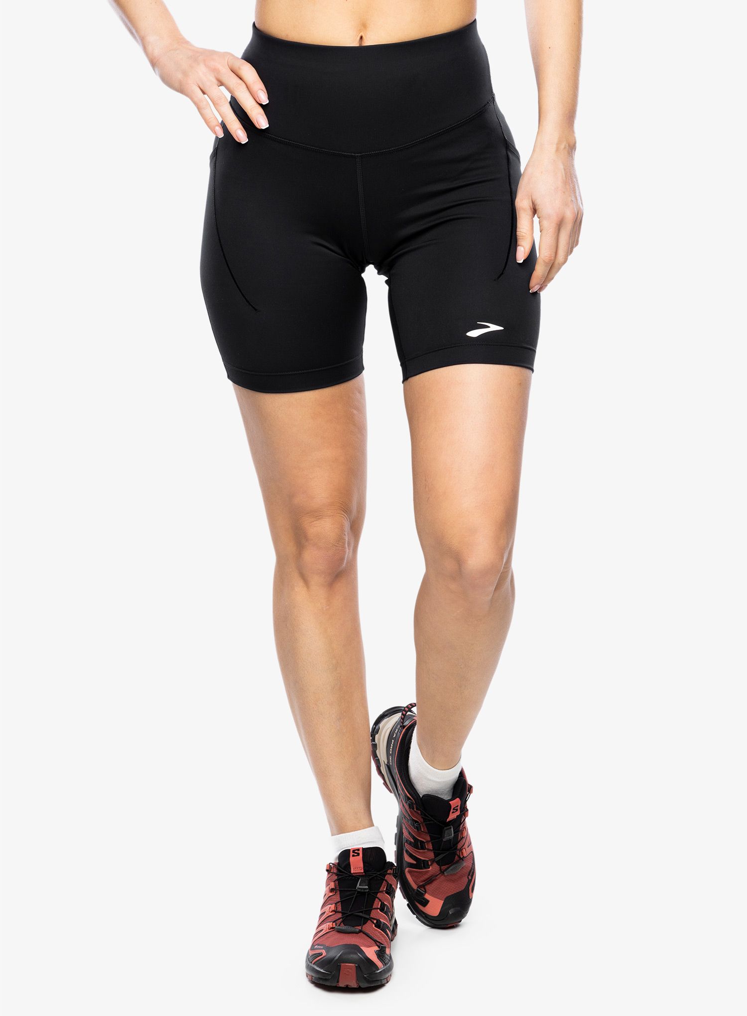 Ženske kratke hlače Brooks Spark 8in Short Tight - black