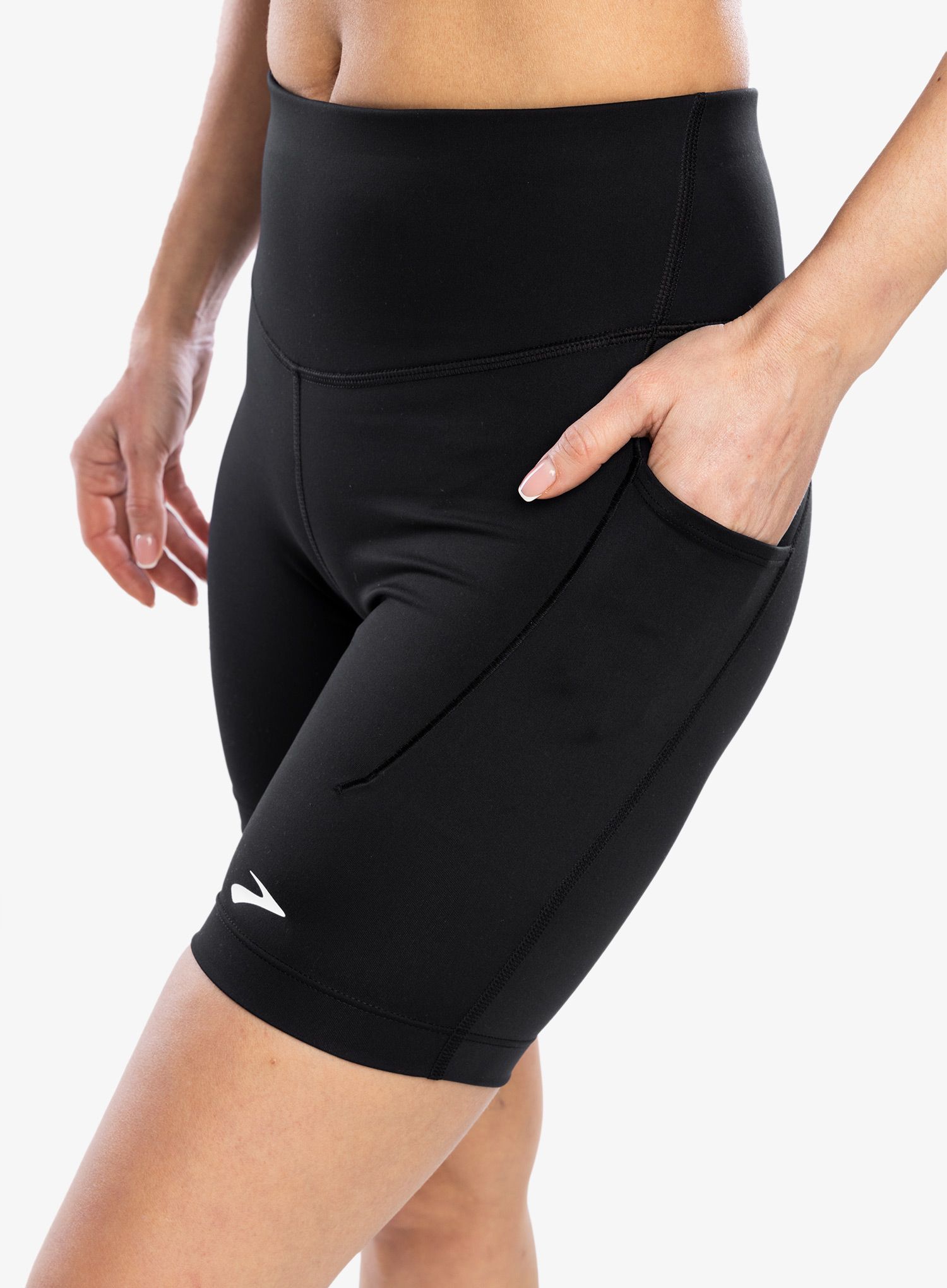 Ženske kratke hlače Brooks Spark 8in Short Tight - black