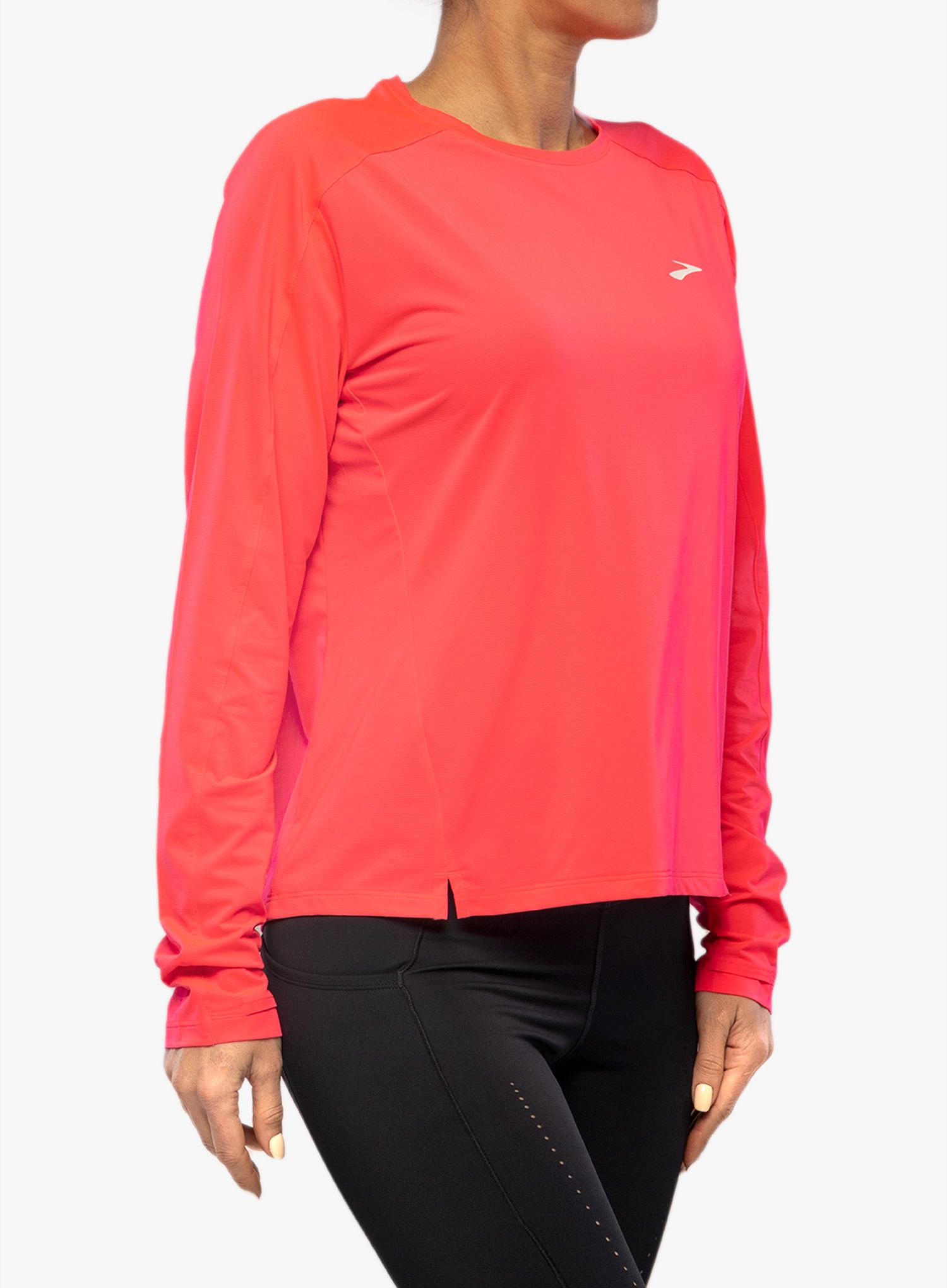 Ženska tekaška jopica Brooks Sprint Free Long Sleeve 2.0 - hyper pink