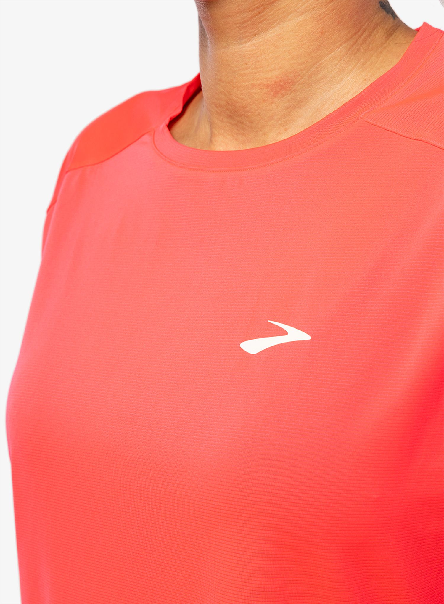 Ženska tekaška jopica Brooks Sprint Free Long Sleeve 2.0 - hyper pink