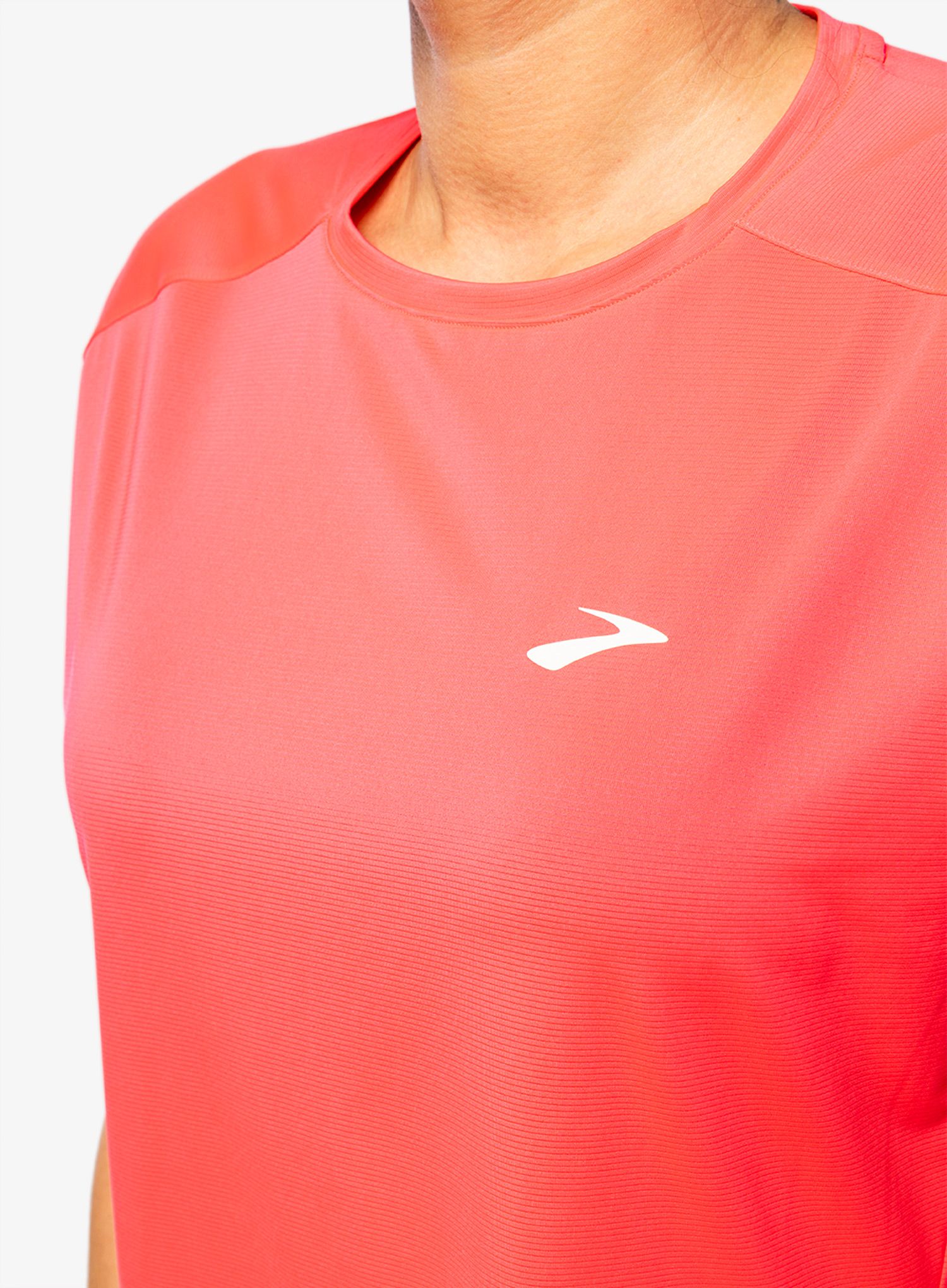 Ženska tekaška majica Brooks Sprint Free Short Sleeve 2.0 - hyper pink