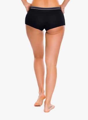 Ženske boksarice Brubeck Active Wool Boxer Shorts - black