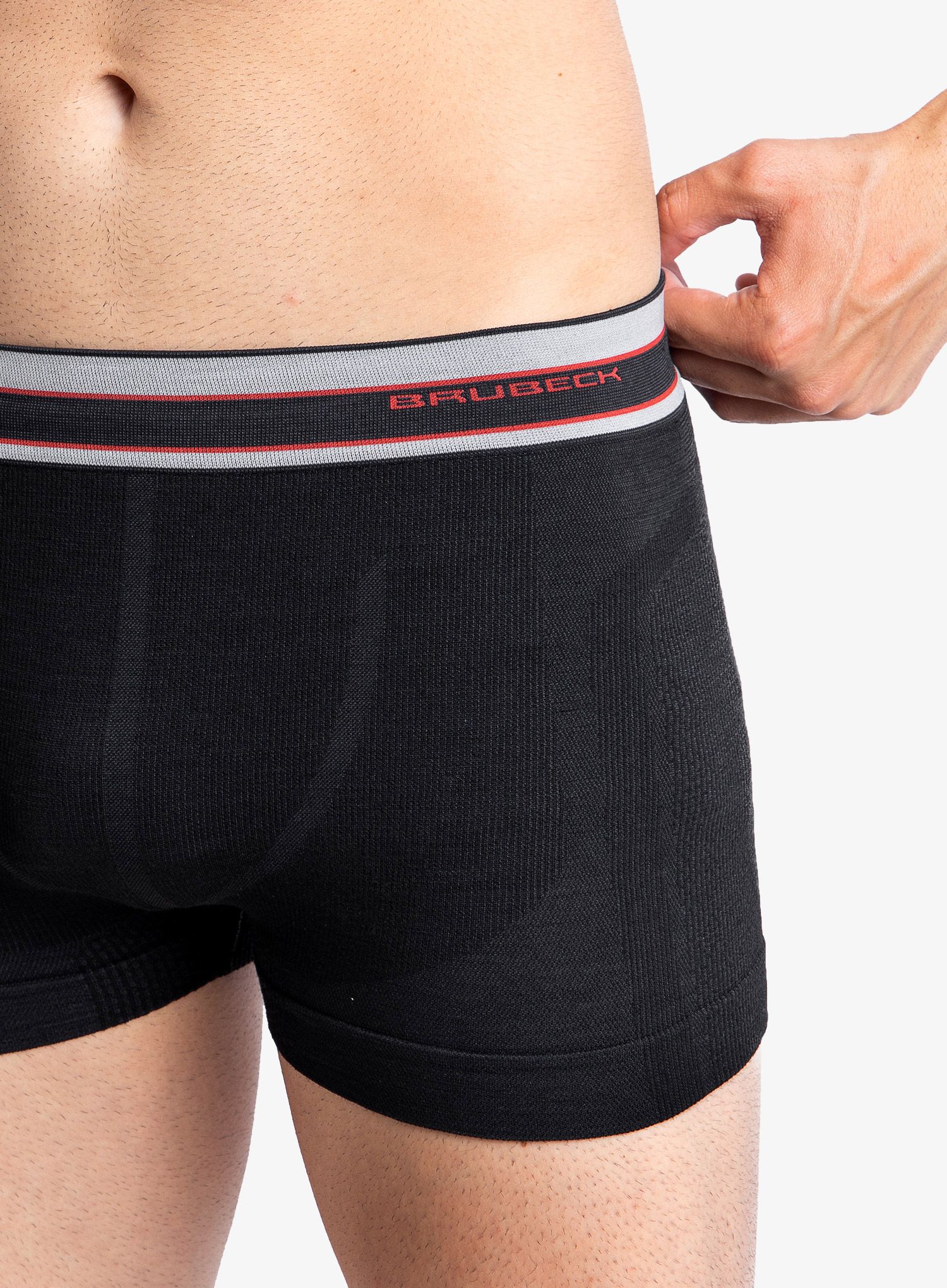 Boksarice Brubeck Active Wool Boxer Short - black