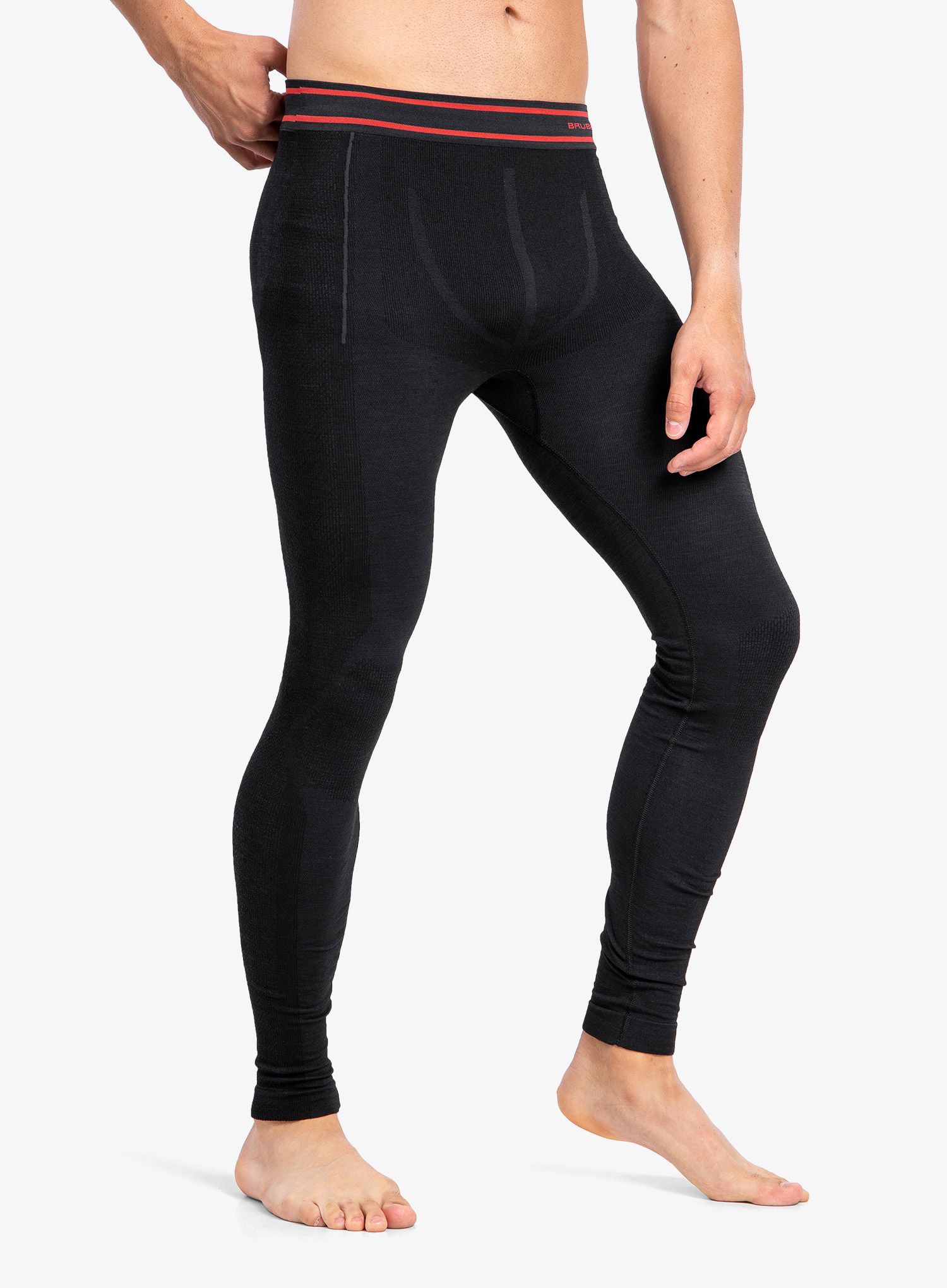 Termo pajkice Brubeck Active Wool Pants - black