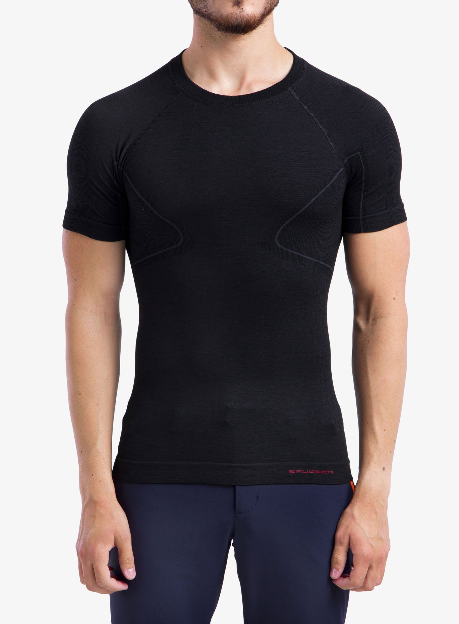 Termo majica Brubeck Active Wool T-Shirt - black