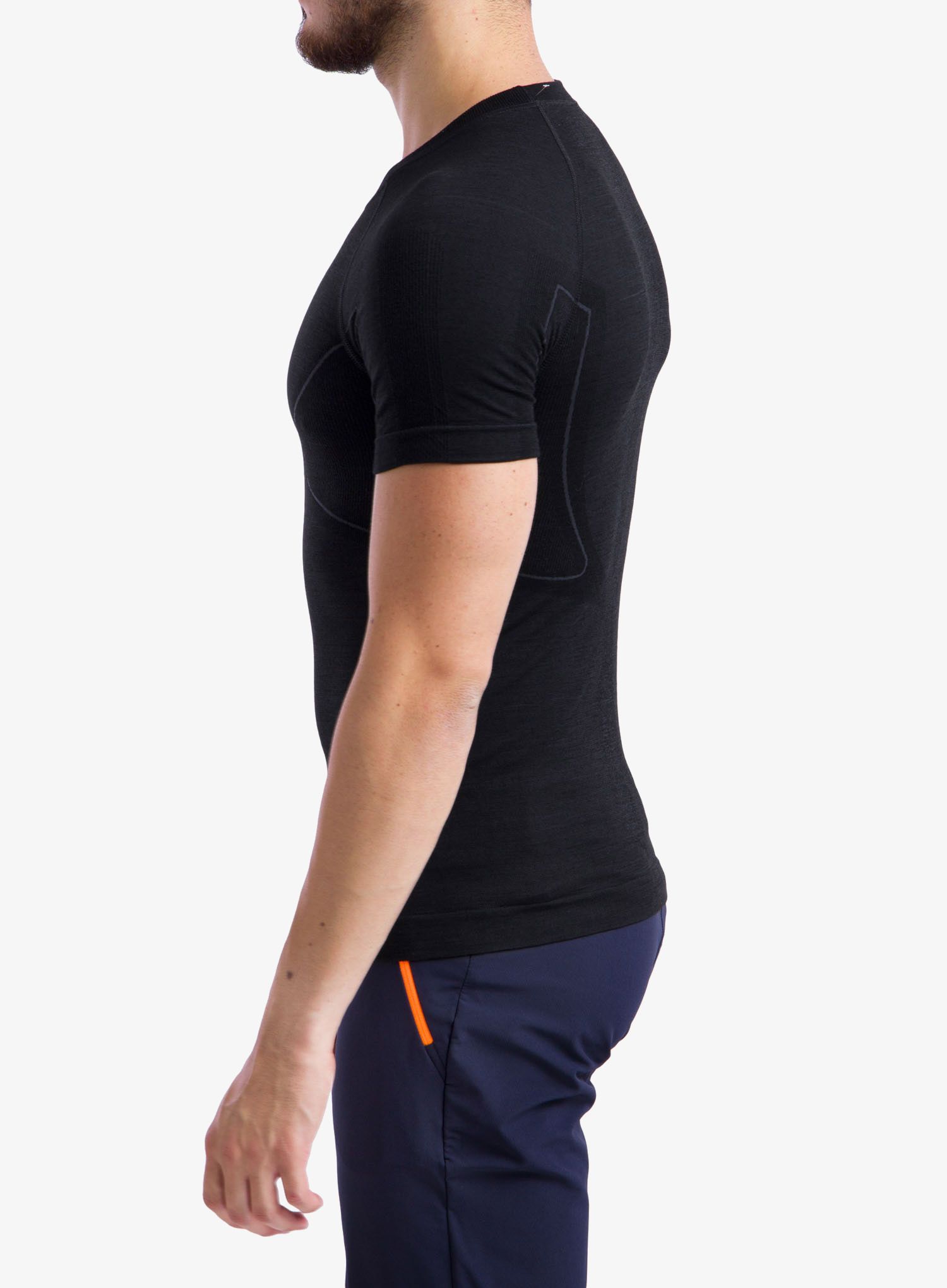 Termo majica Brubeck Active Wool T-Shirt - black