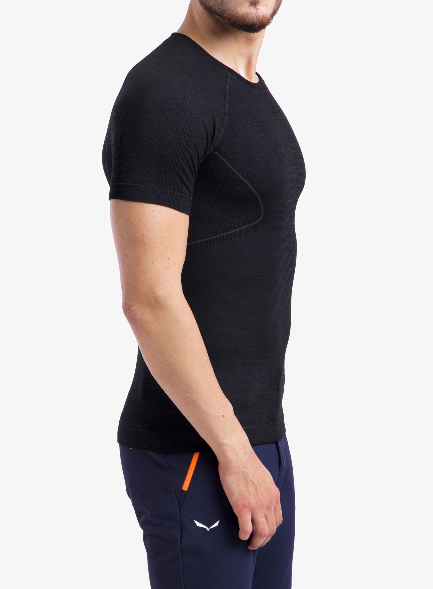Termo majica Brubeck Active Wool T-Shirt - black