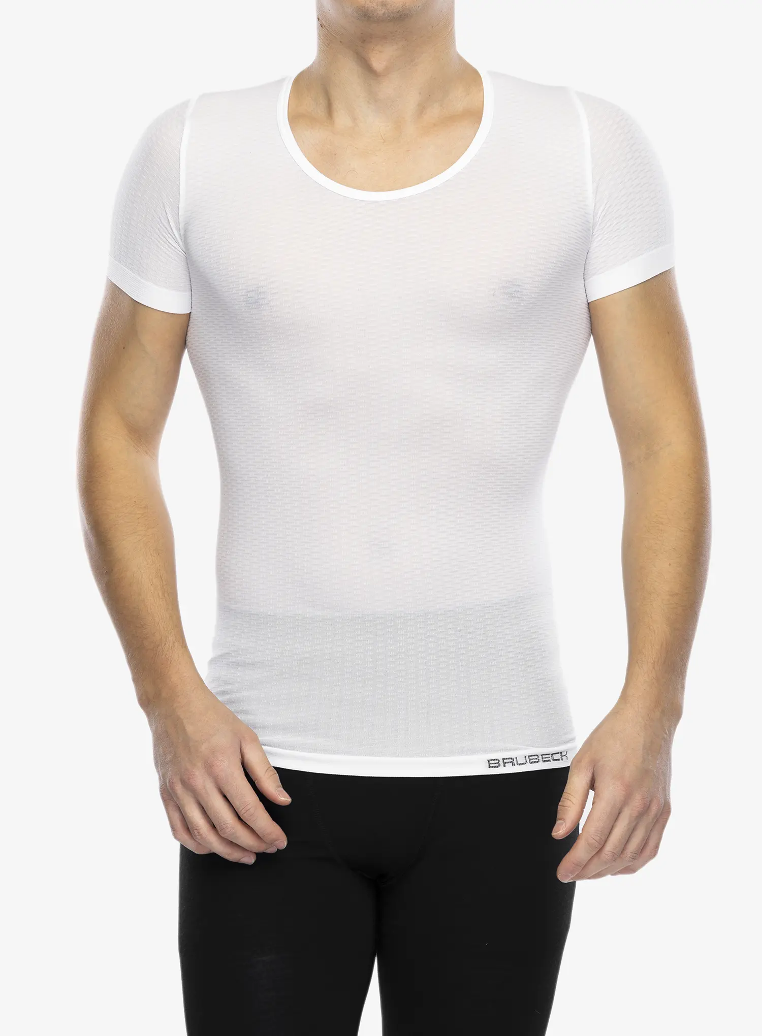 Moška majica Brubeck Base Layer T-Shirt - white