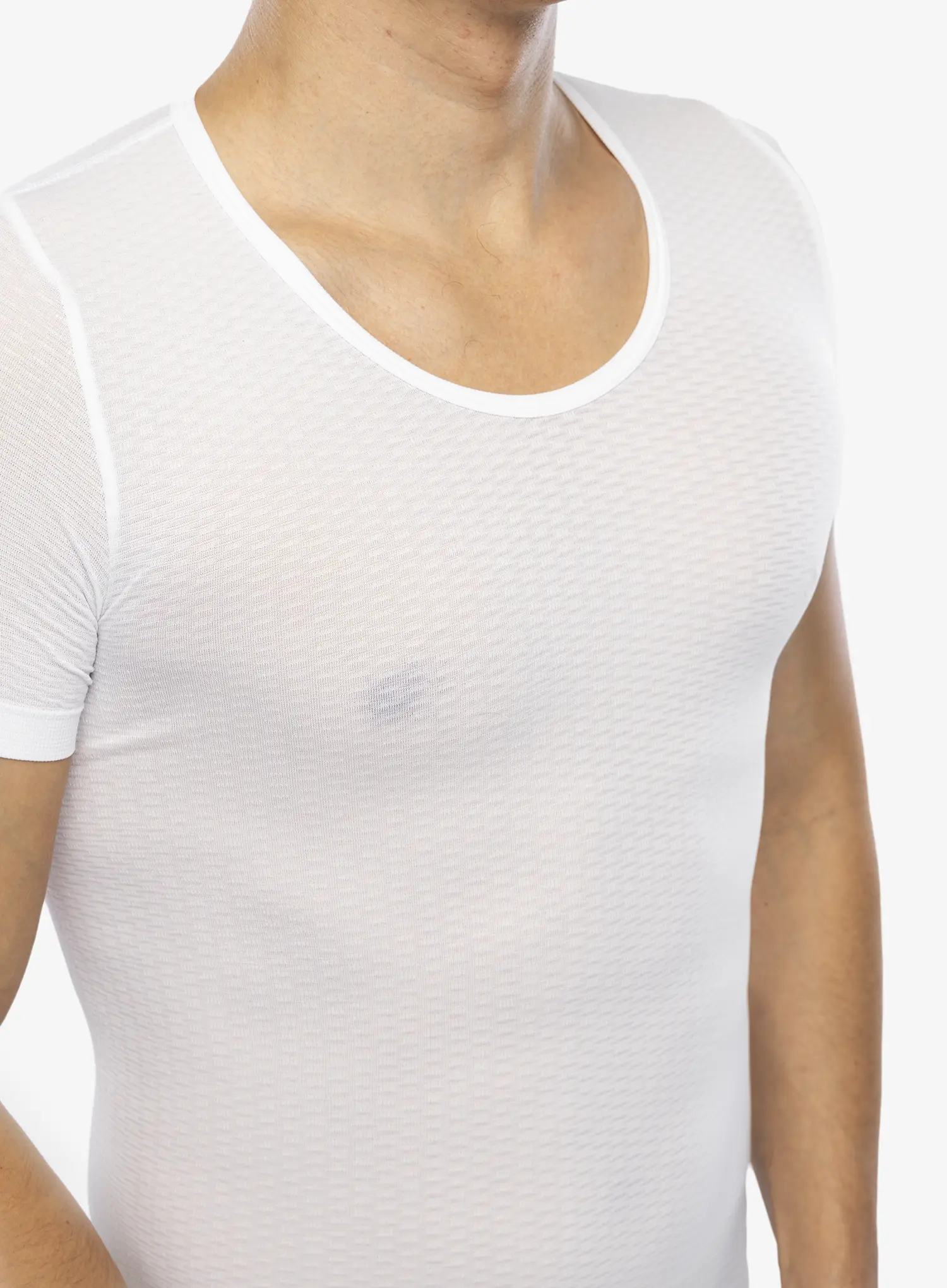 Moška majica Brubeck Base Layer T-Shirt - white