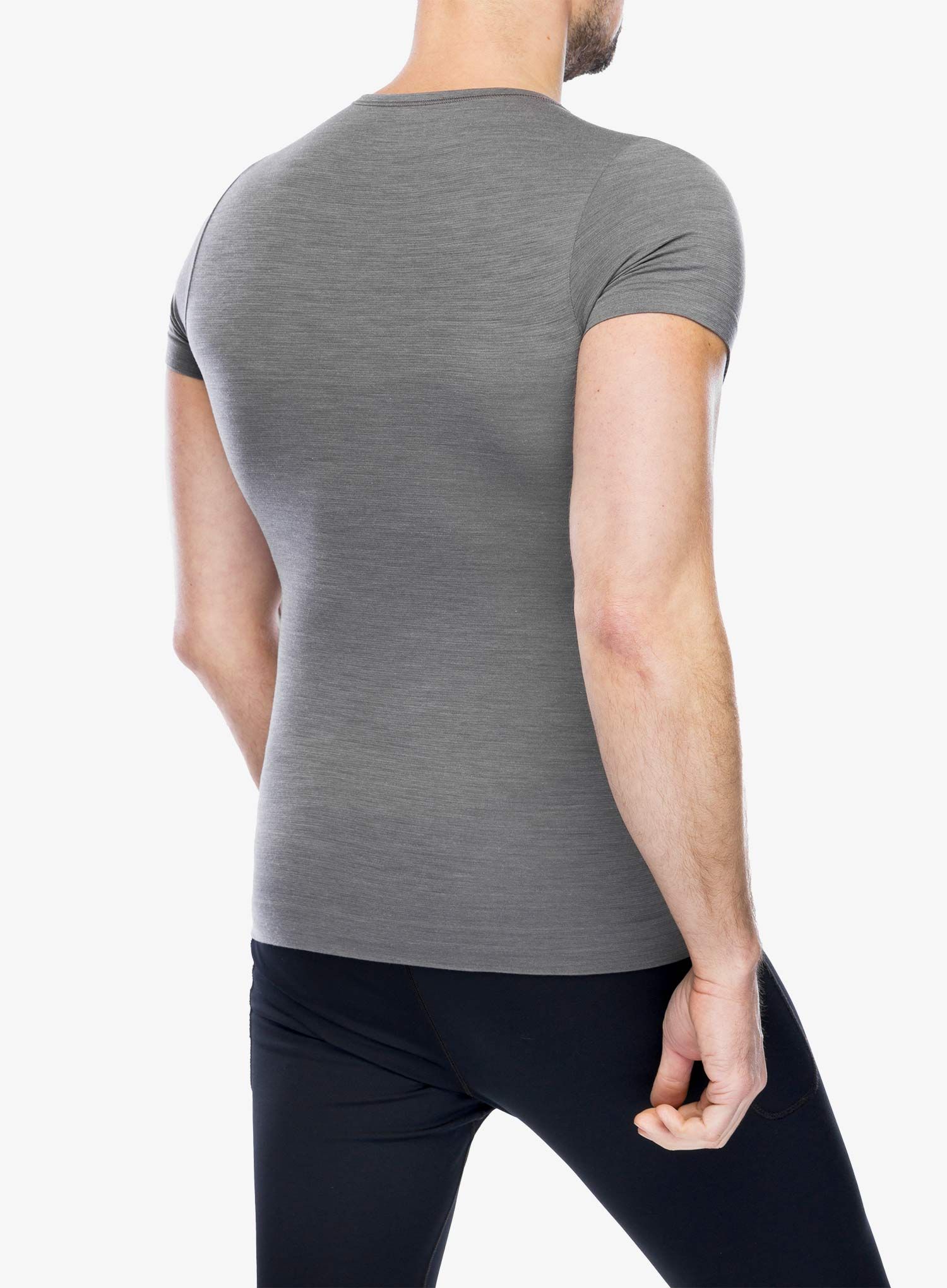 Termo majica Brubeck Comfort Wool - anthracite