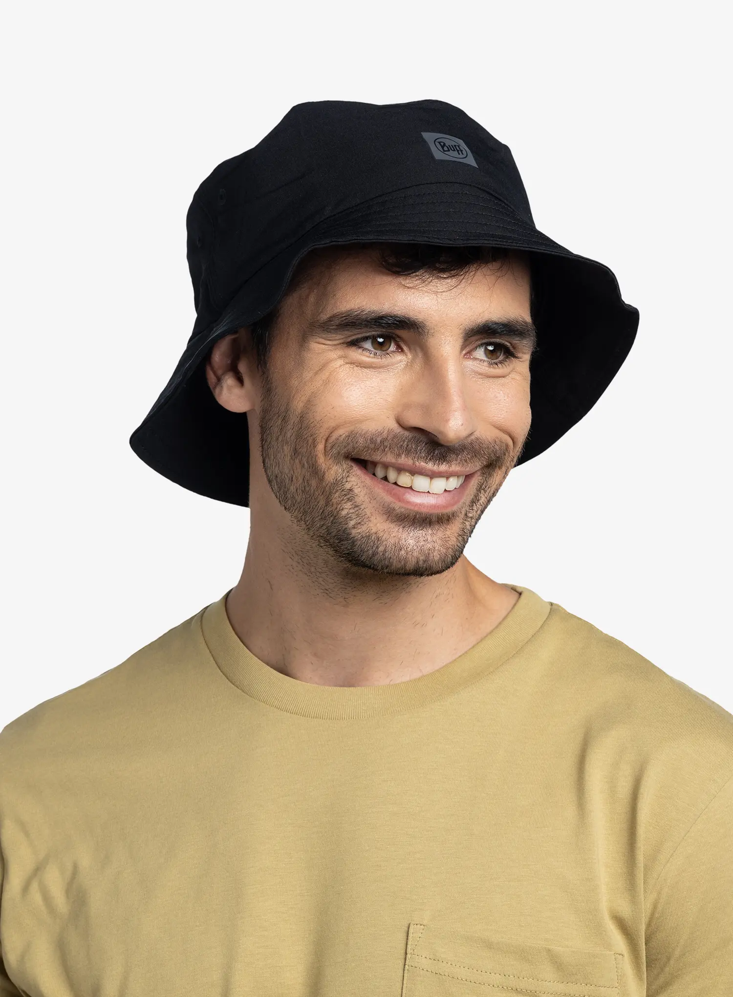 Pohodniški klobuk Buff Adventure Bucket Hat - solid black