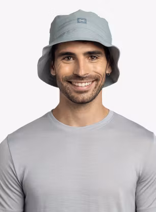 Pohodniški klobuk Buff Adventure Bucket Hat - solid flint