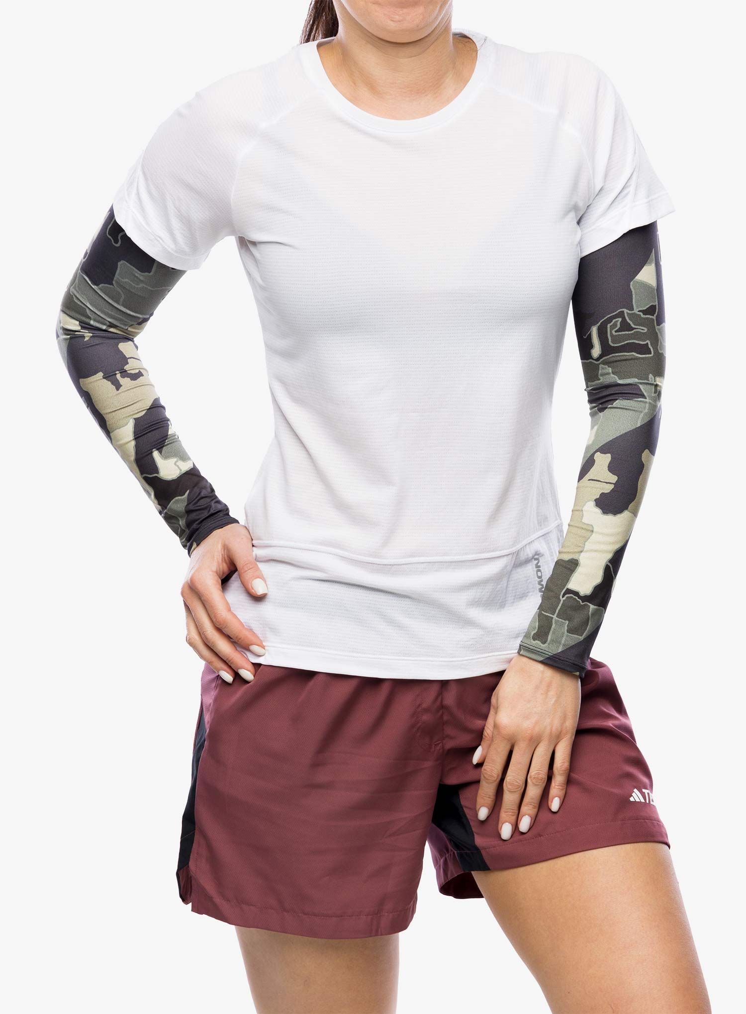 Kolesarski rokavi Buff Arm Sleeves - utan forest