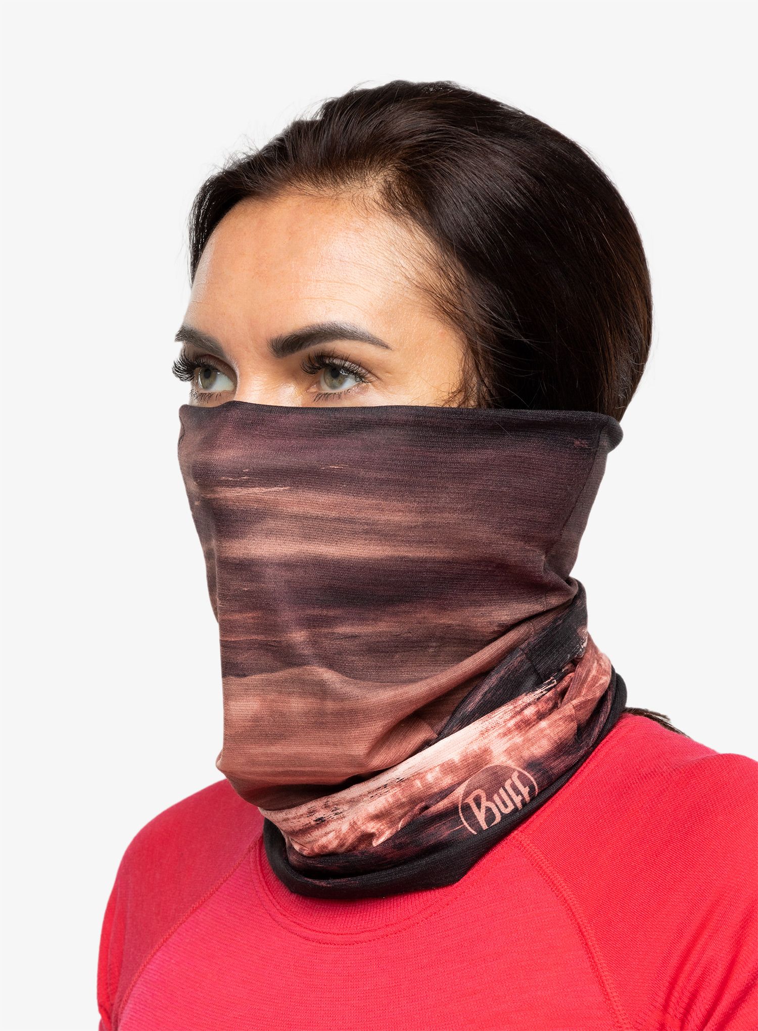 Večnamenska ruta Buff CoolNet UV+ - andra maroon