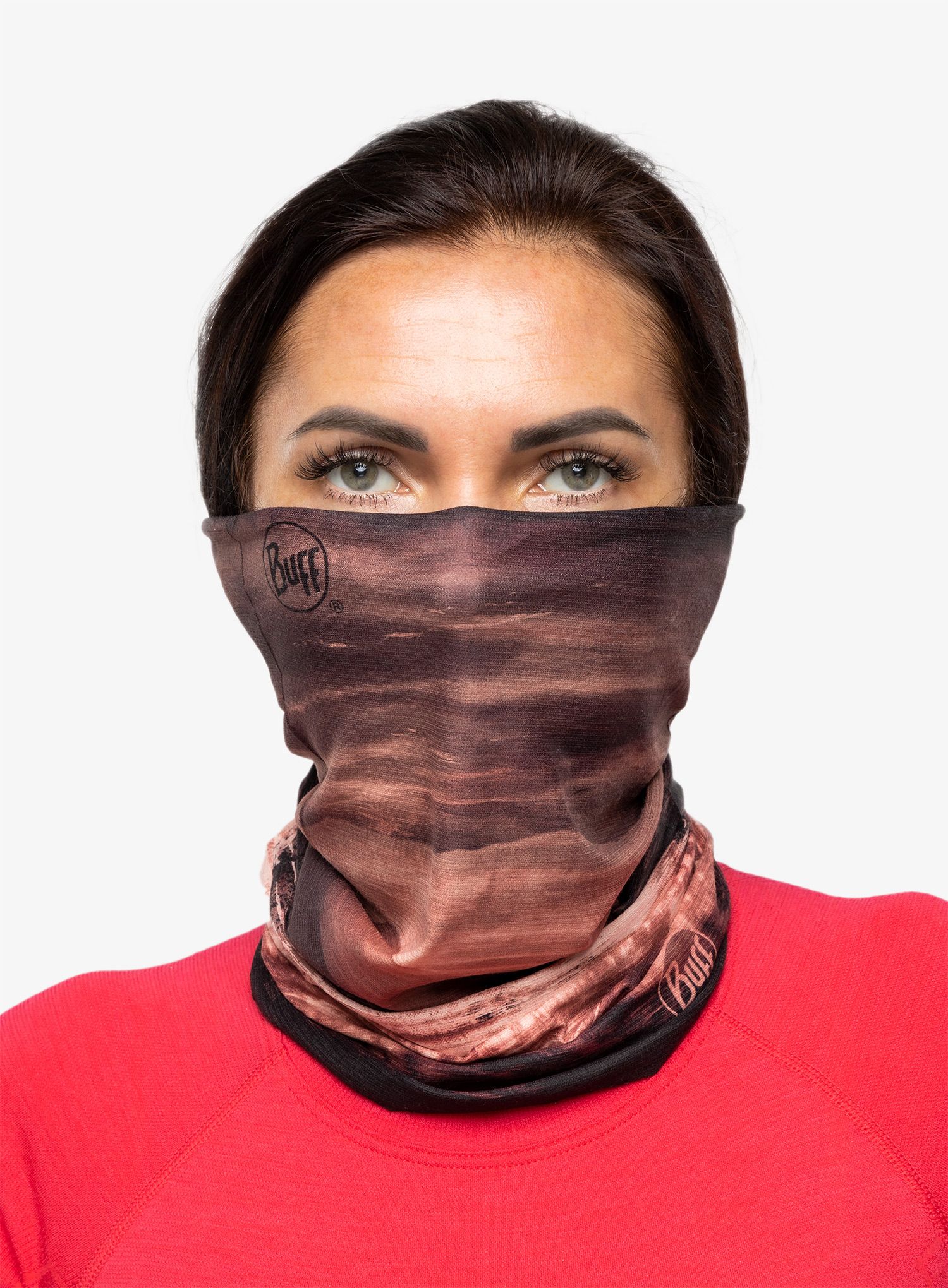 Večnamenska ruta Buff CoolNet UV+ - andra maroon