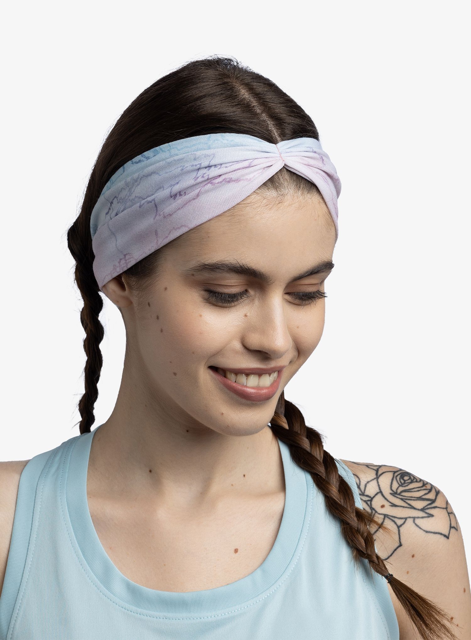 Ženski naglavni trak Buff Coolnet UV Ellipse Headband - lasea multi