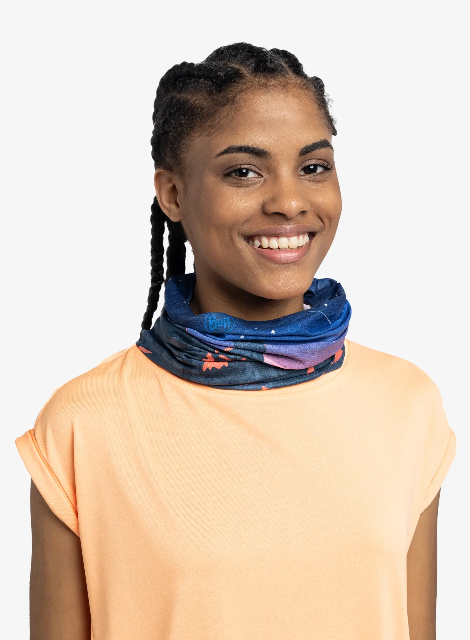 Večnamenska ruta Buff Coolnet UV - night blue