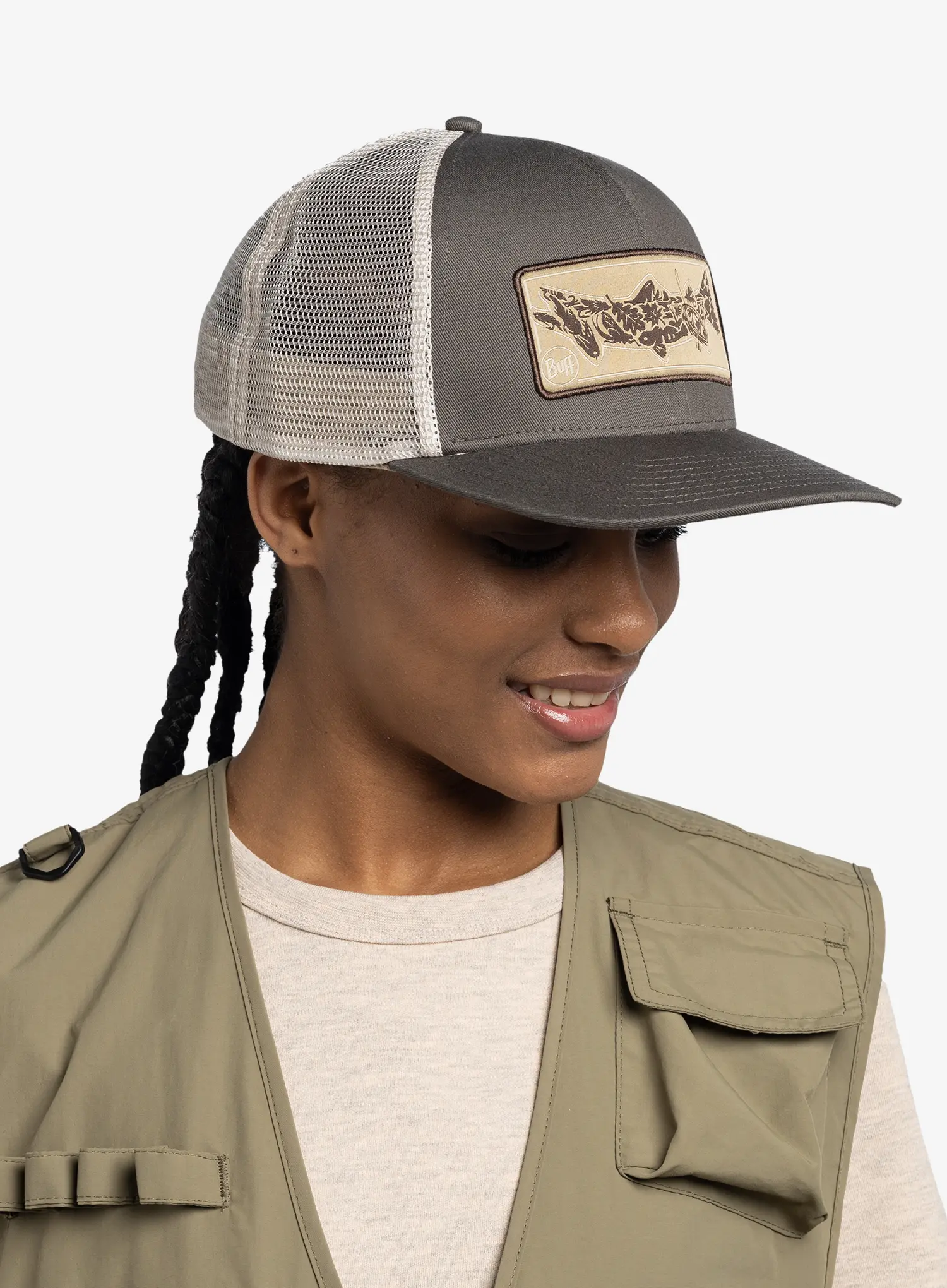 Kapa s šiltom Buff Explore Trucker Cap - river khaki