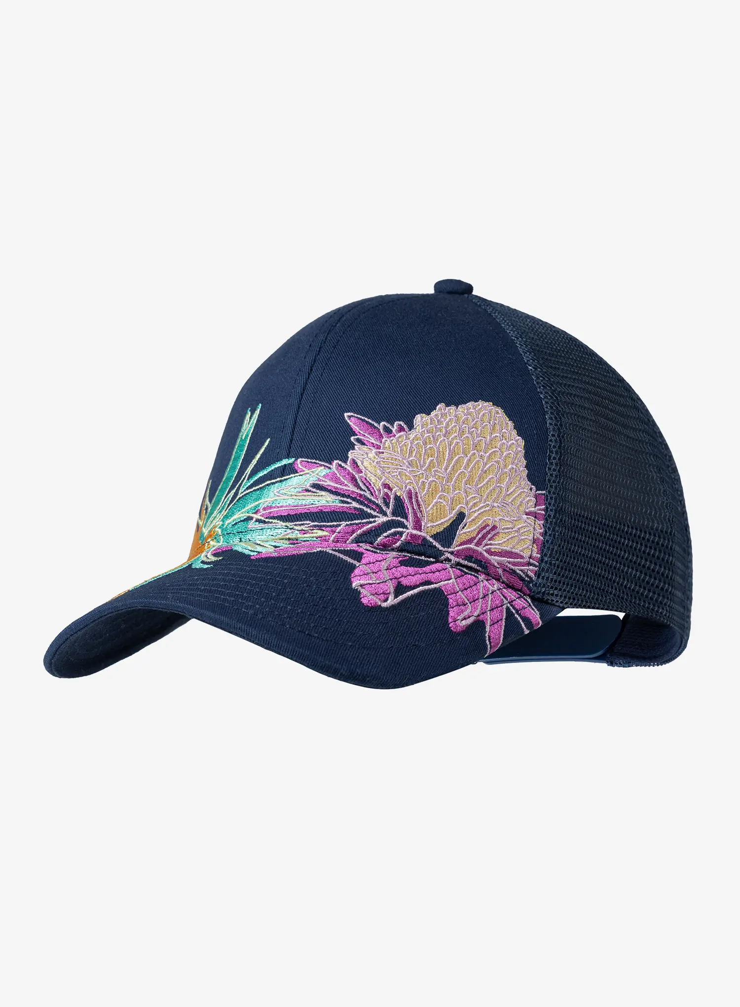 Kapa s šiltom Buff Explore Trucker Cap - satry indigo
