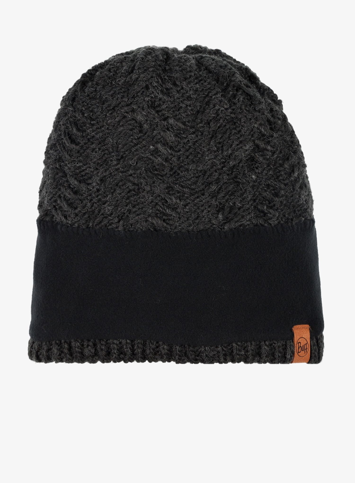 Ženska zimska kapa Buff Knitted&fFleece Beanie Caryn - graphite