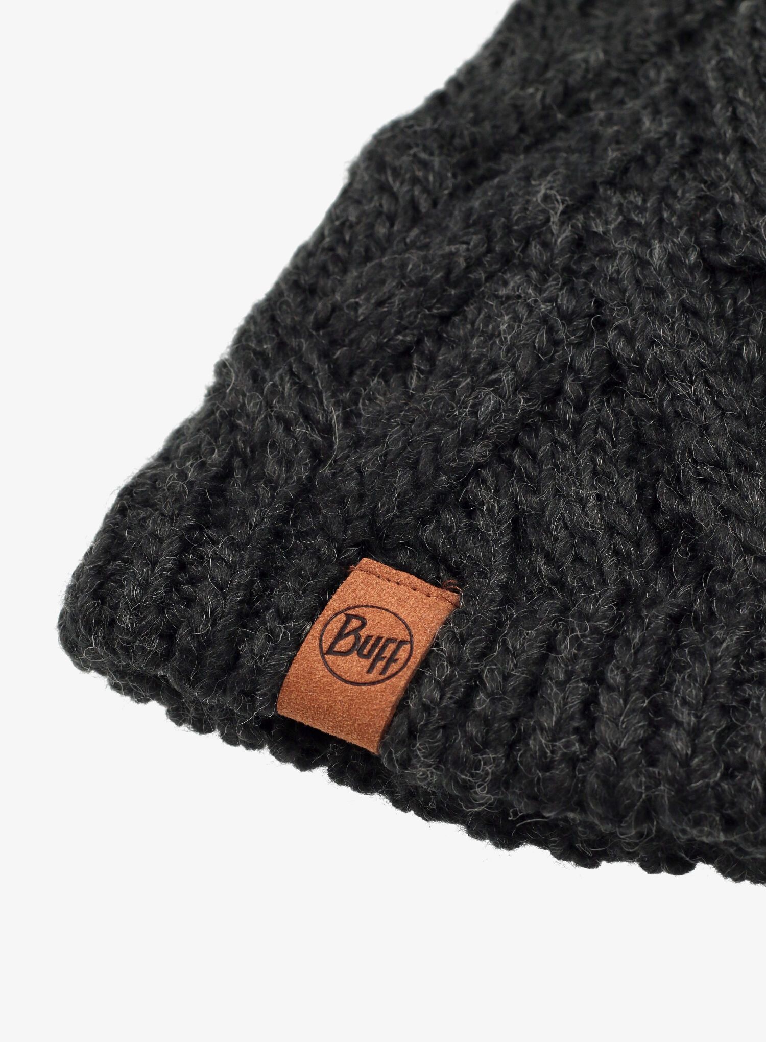 Ženska zimska kapa Buff Knitted&fFleece Beanie Caryn - graphite
