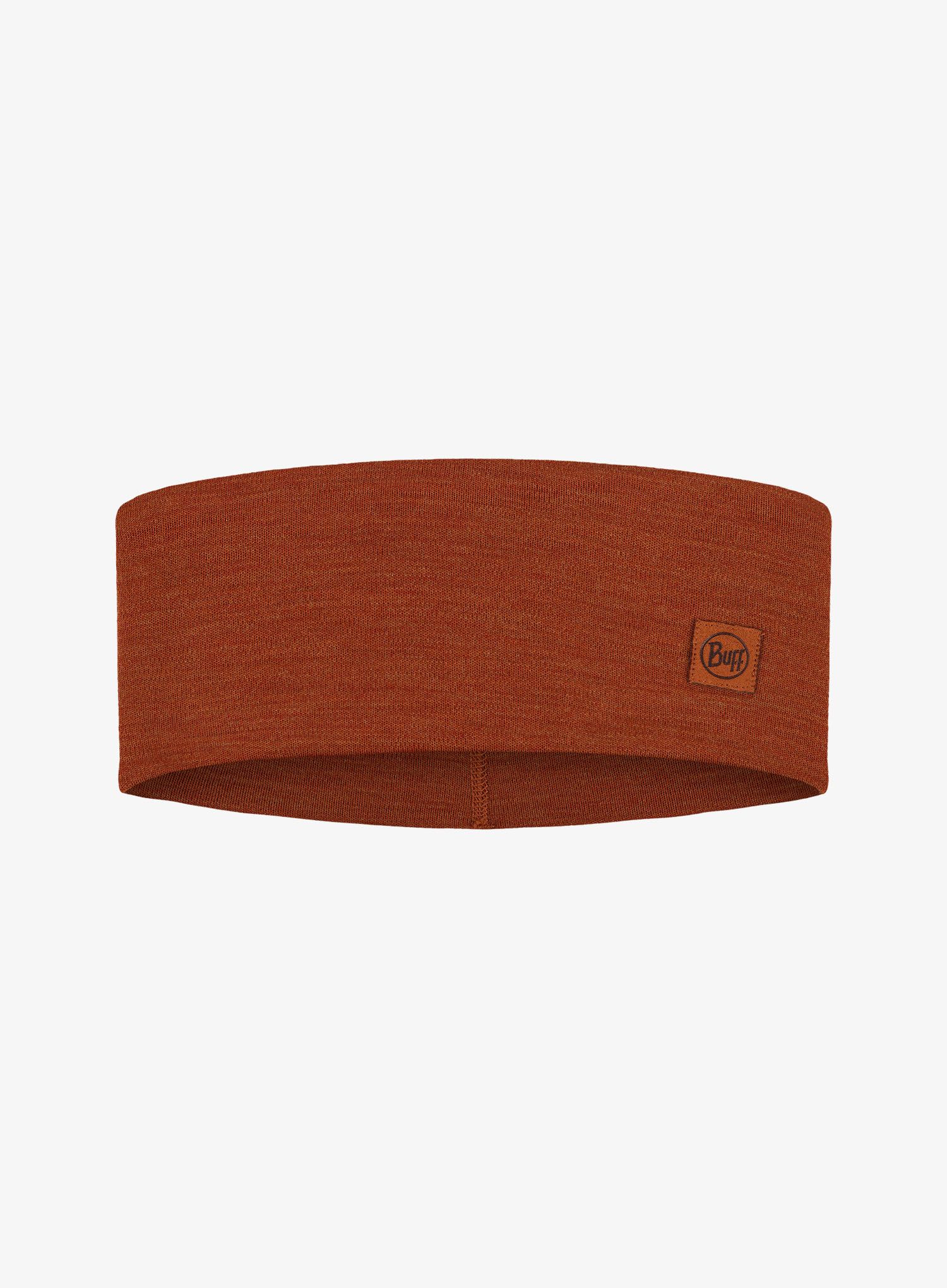 Naglavni trak Buff Merino Wide Headband - solid cinnamon