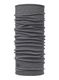 Večnamenska ruta Buff Midweight Merino Wool - light grey melange