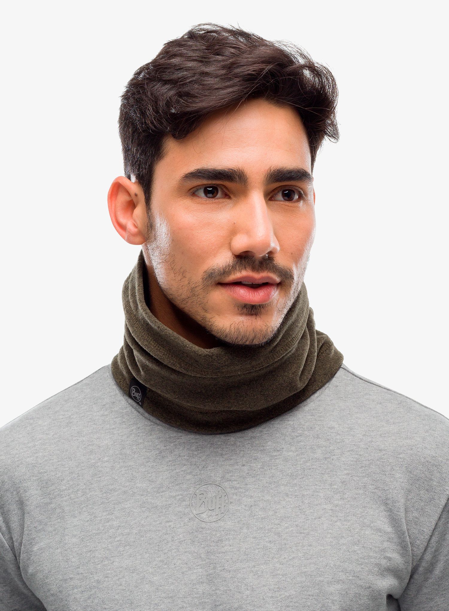Šal za vrat Buff Polar Neckwarmer - bark heather