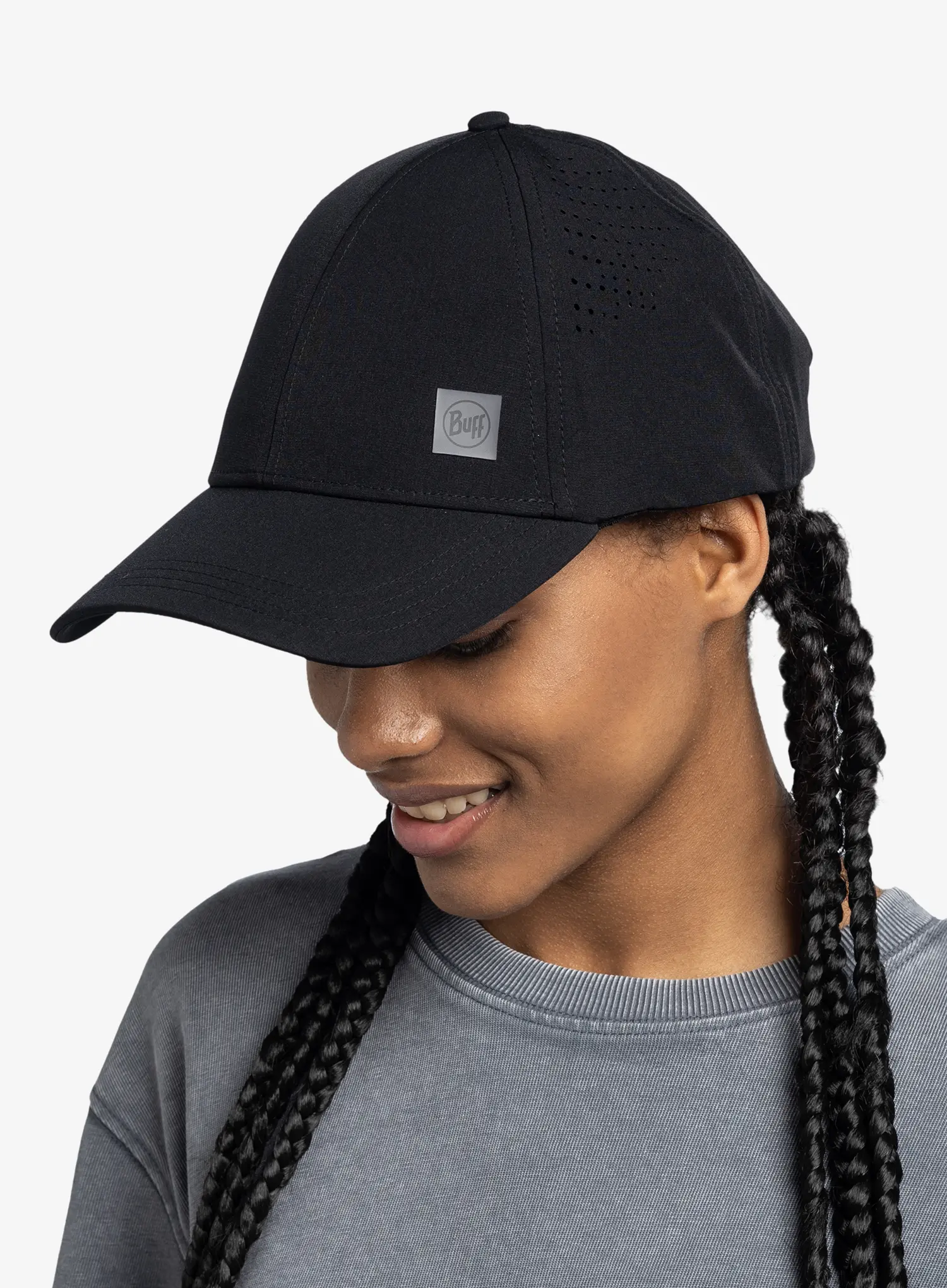 Kapa s šiltom Buff Summit Cap - solid black