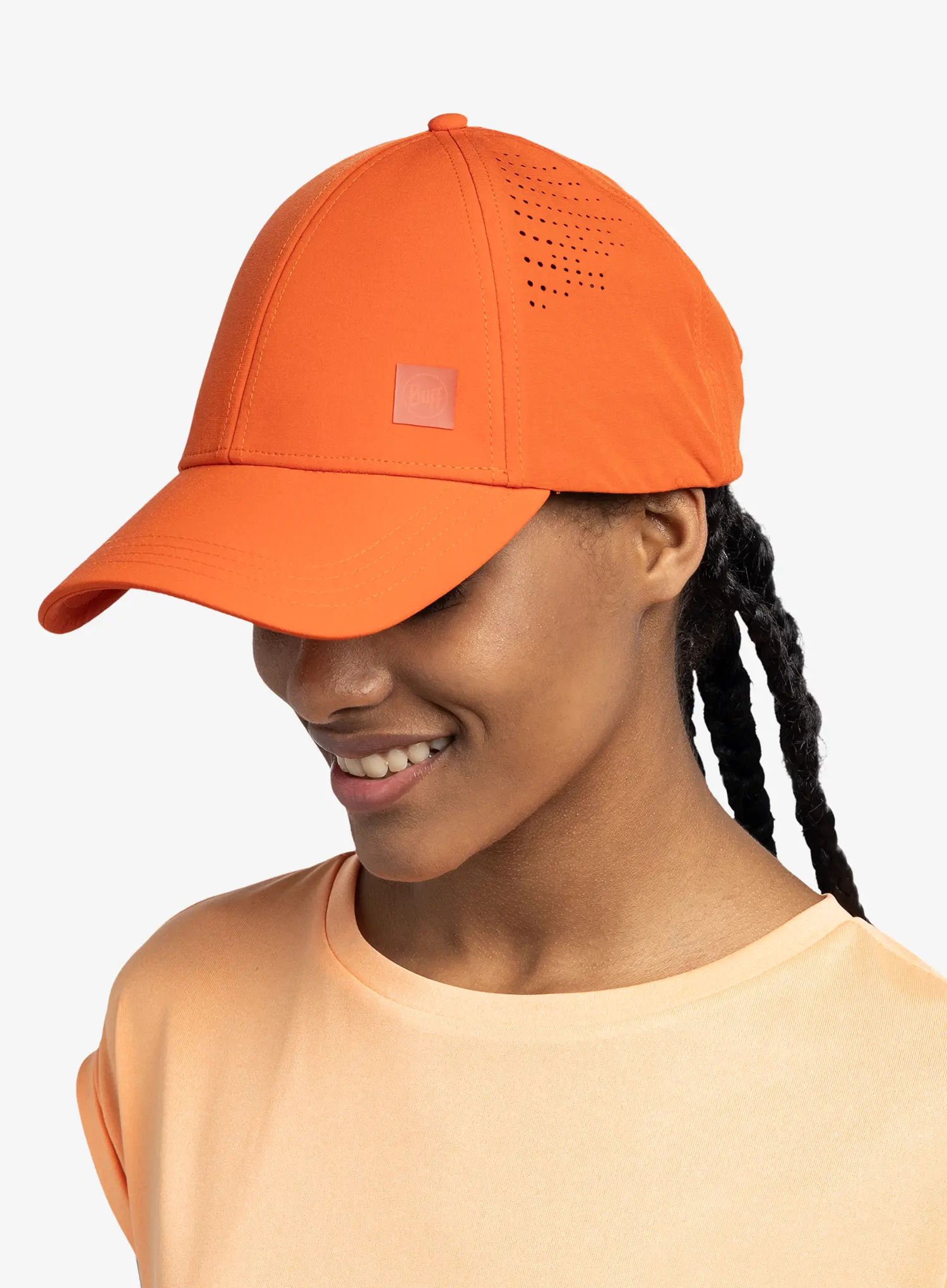 Kapa s šiltom Buff Summit Cap - solid poppy