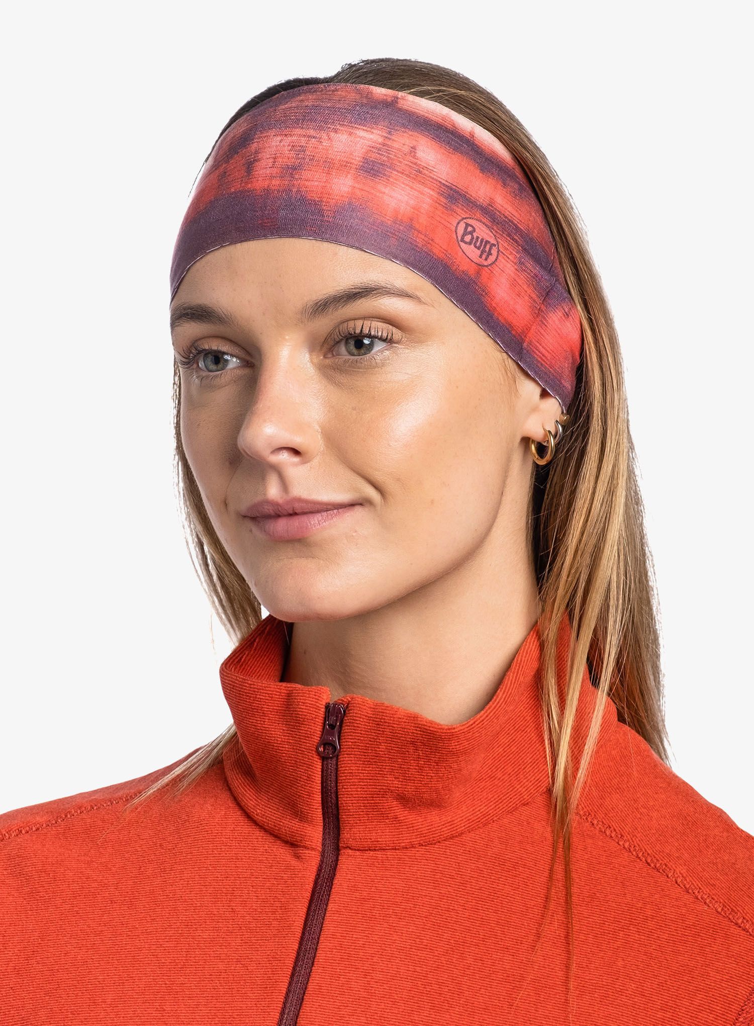 Naglavni trak Buff Thermonet Headband - matewa garnet