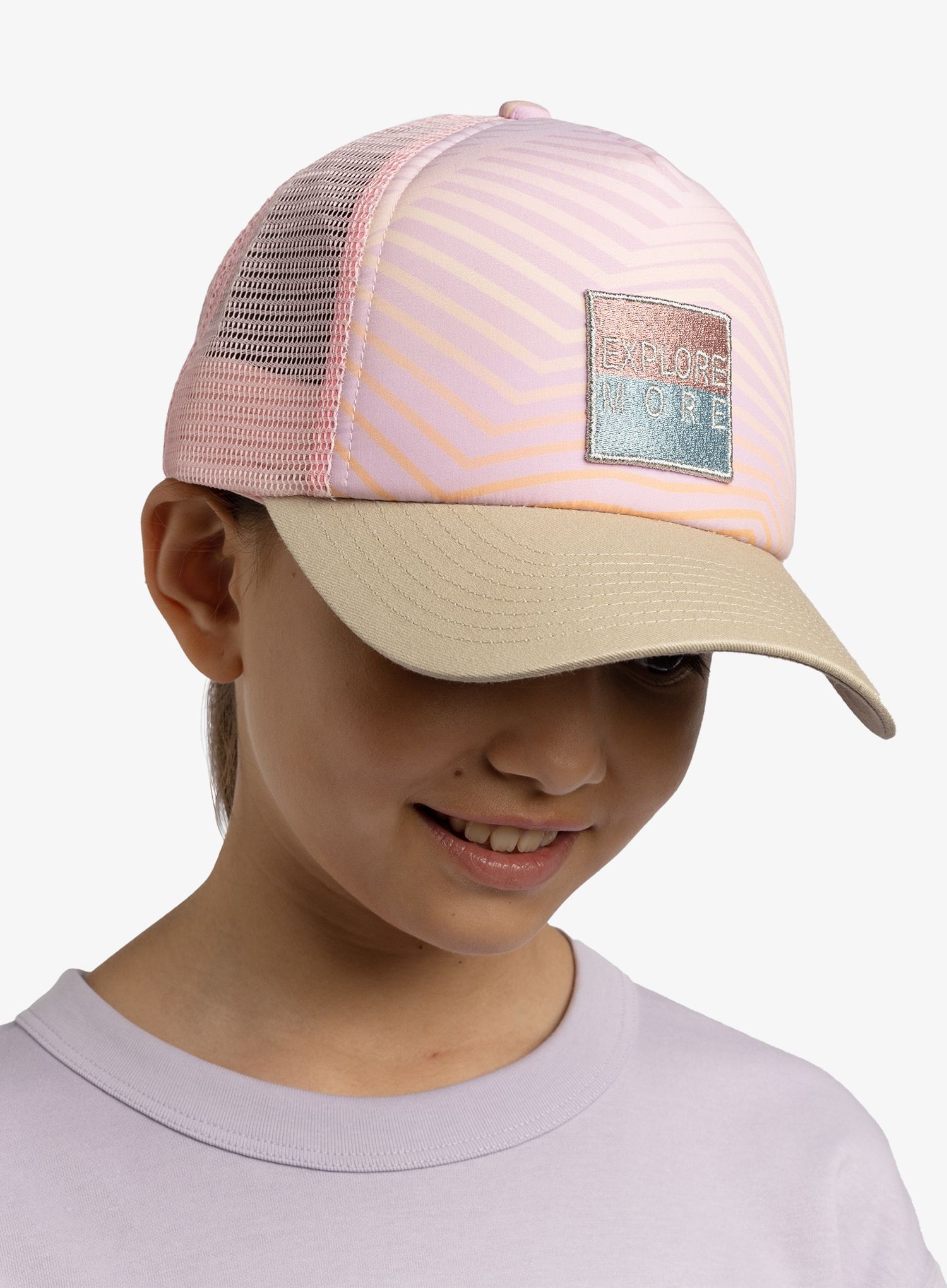 Kapa s šiltom Buff Trucker Cap Kid - katsy orchid