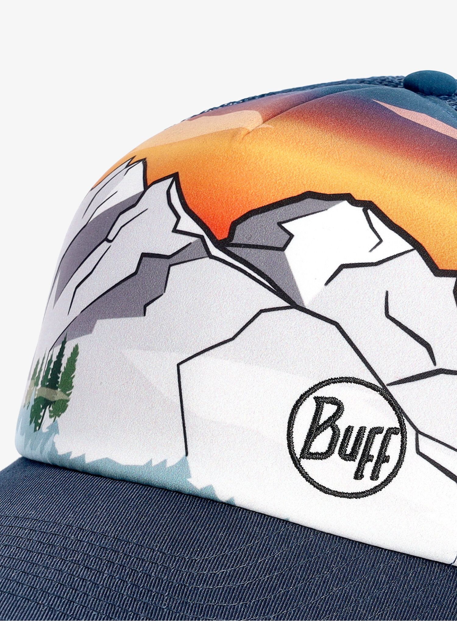 Kapa s šiltom Buff Trucker Cap - Rysy/Rysy