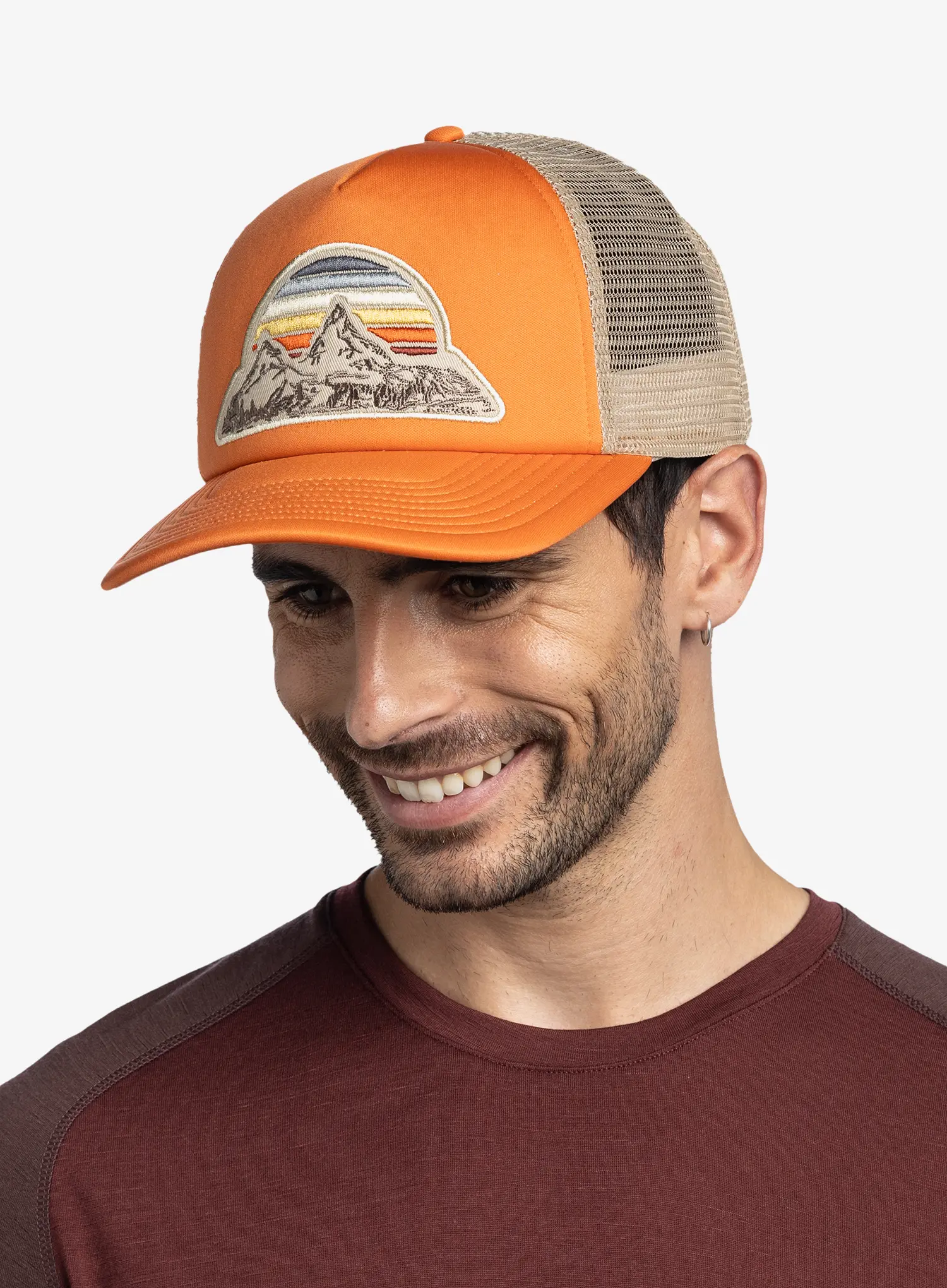Kapa s šiltom Buff Trucker Cap - bougi ginger