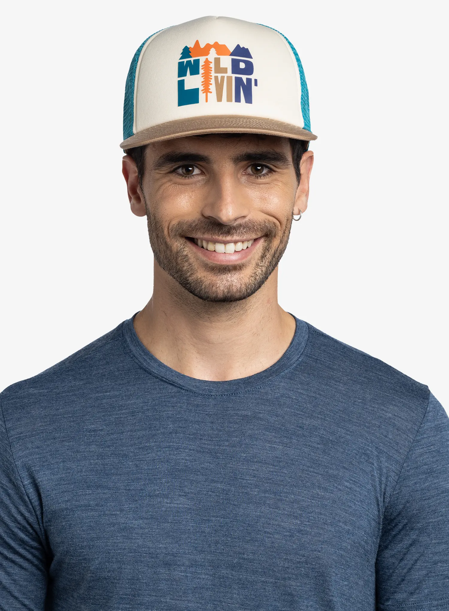 Kapa s šiltom Buff Trucker Cap - scen multi