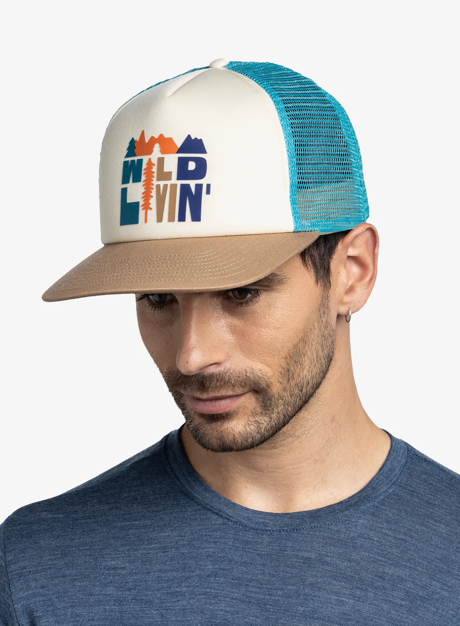 Kapa s šiltom Buff Trucker Cap - scen multi