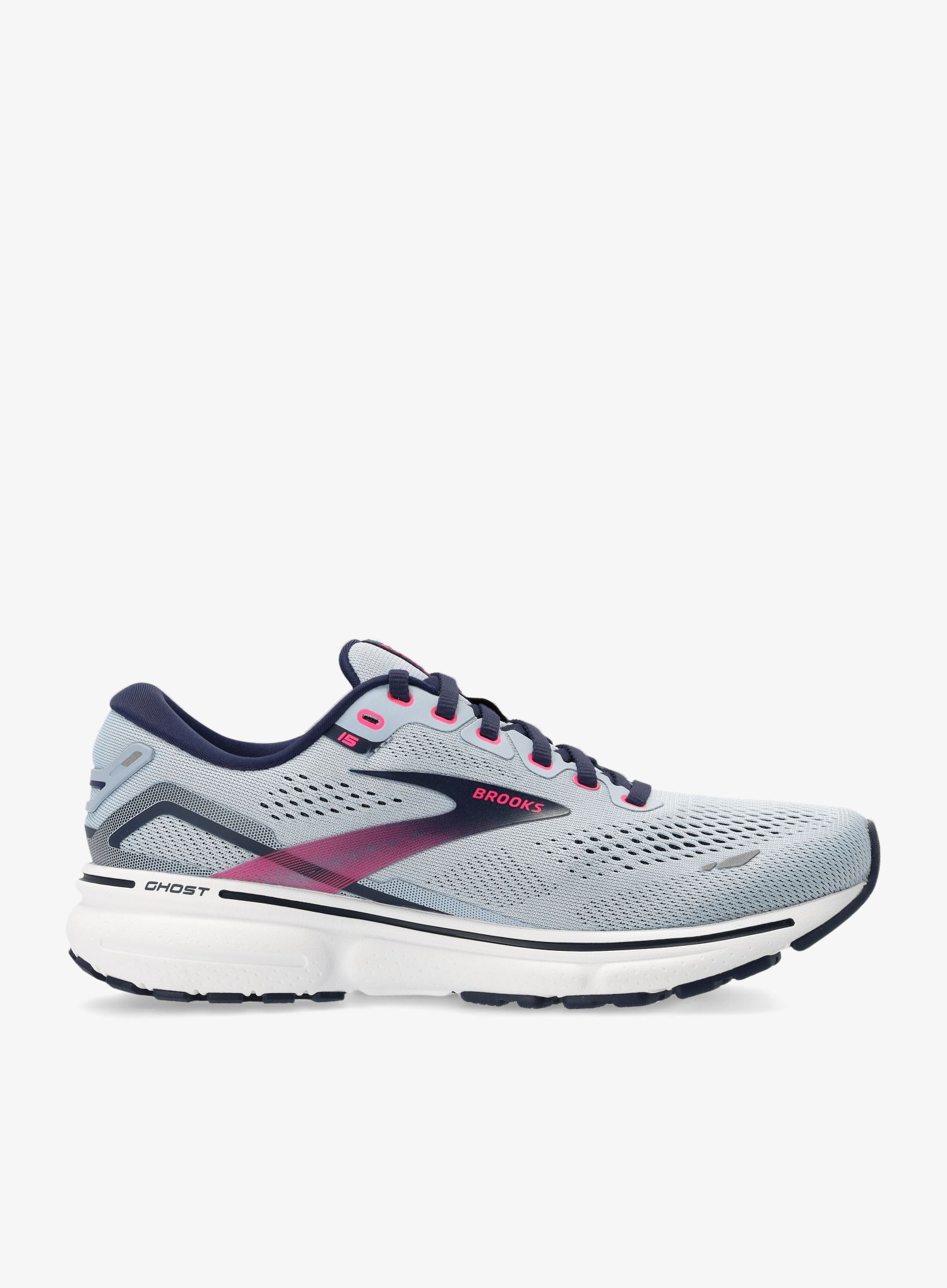 Ženski tekaški čevlji Brooks Ghost 15 - kentucky blue/peacoat/pink