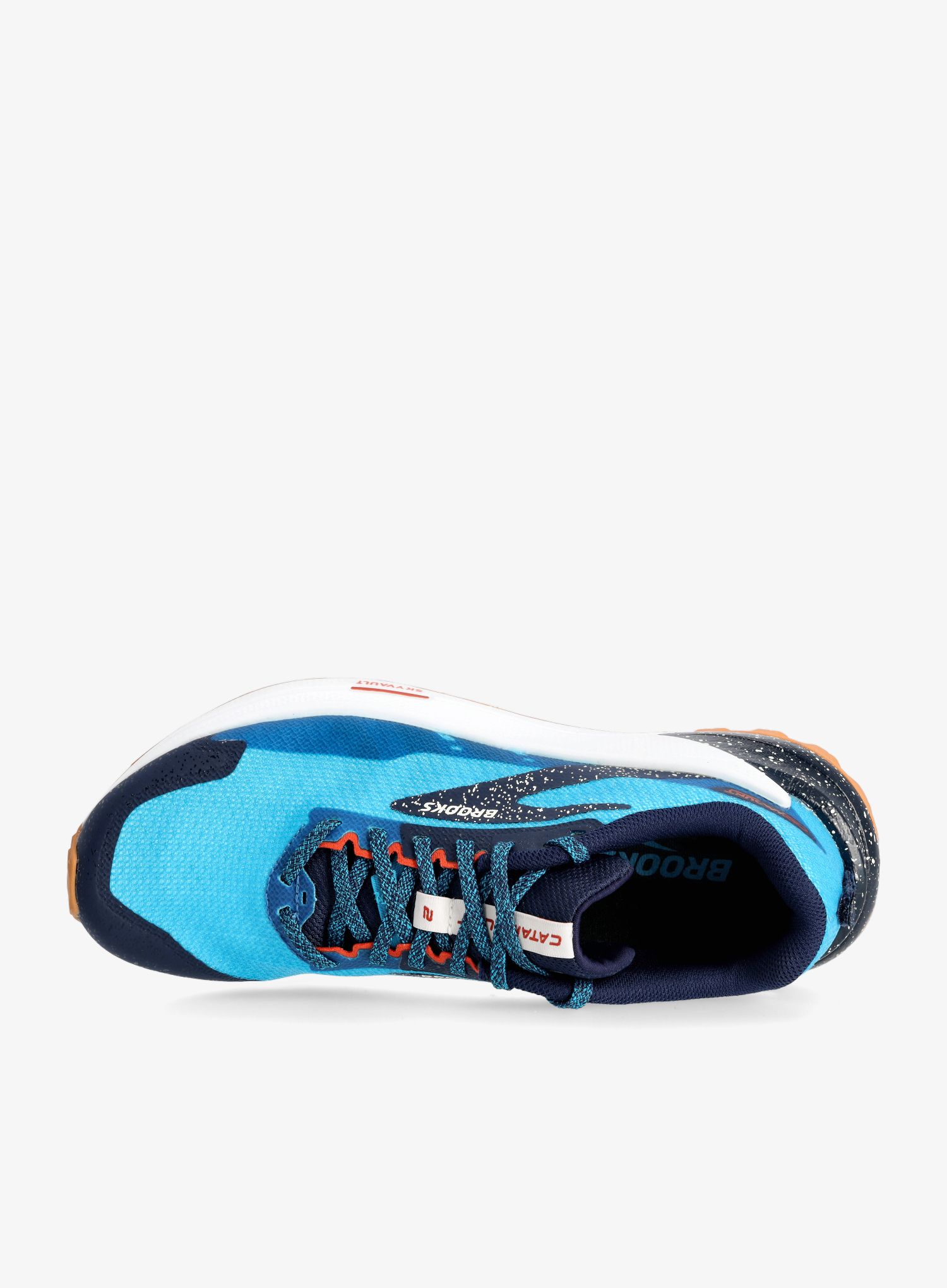 Moški tekaški čevlji Brooks Catamount 2 - peacoat/atomic blue/rooibos