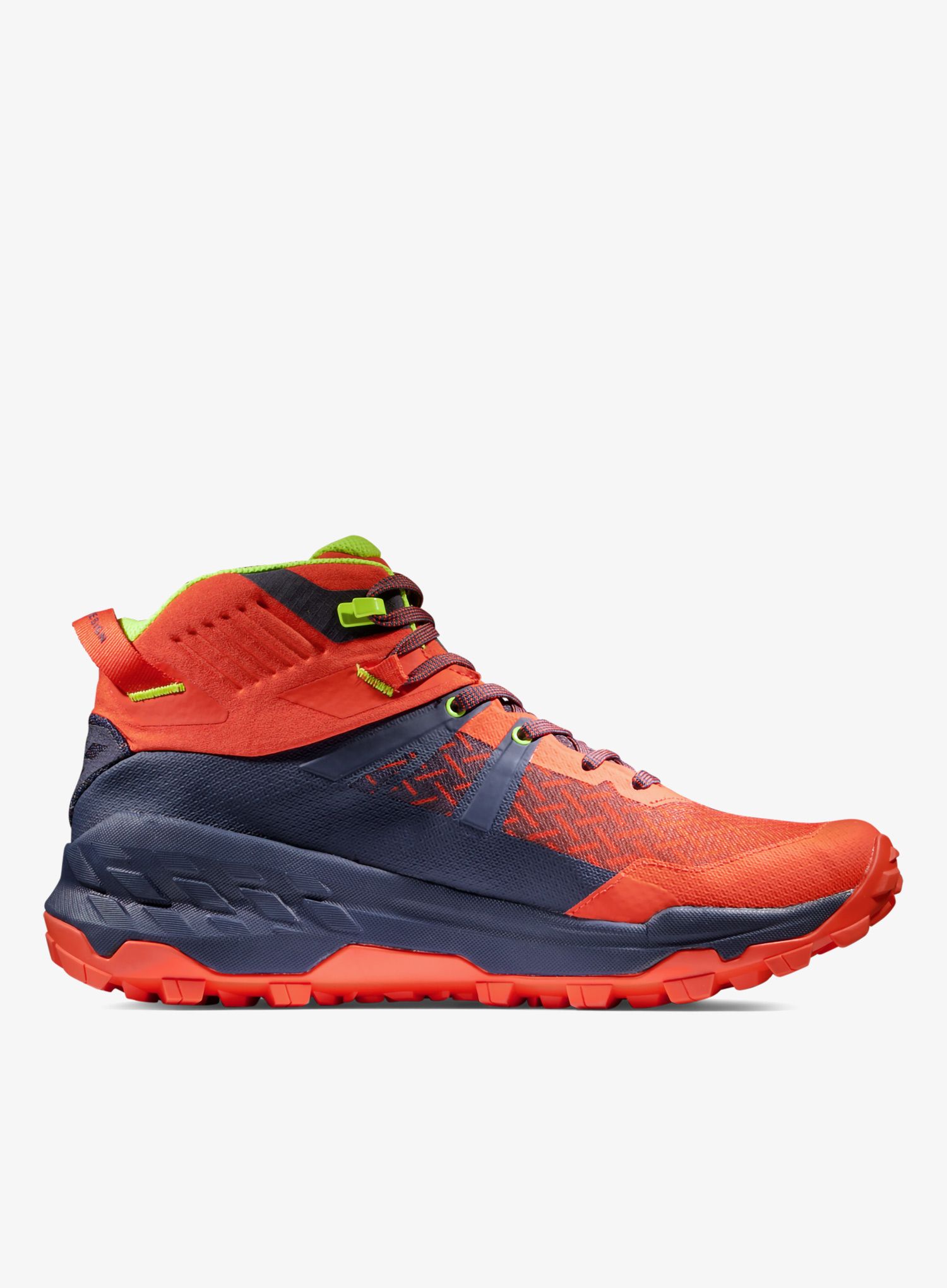 Moški pohodniški čevlji Mammut Sertig II Mid GTX - hot red/marine