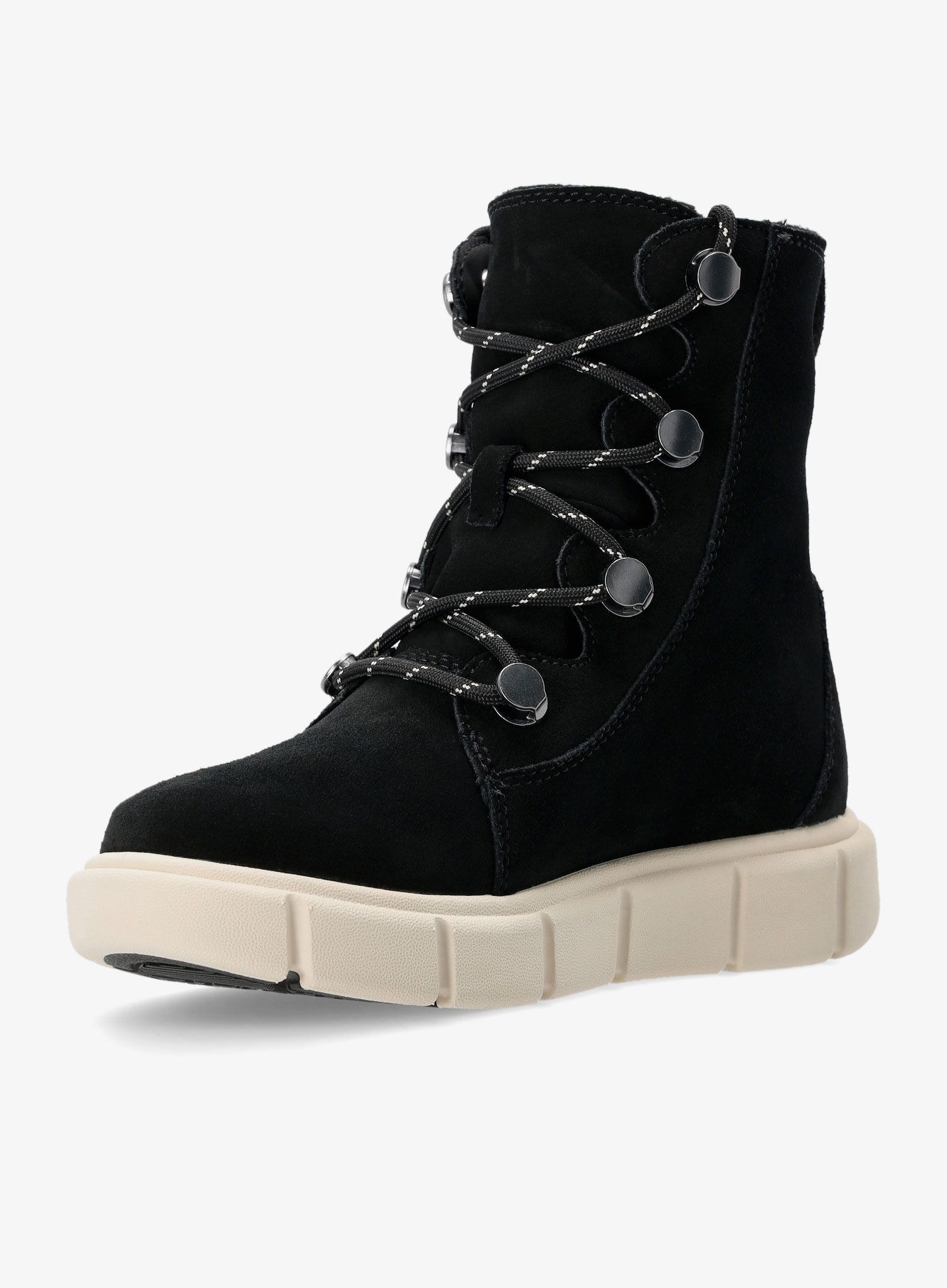 Ženski zimski čevlji Sorel Explorer III Joan WP - black/chalk