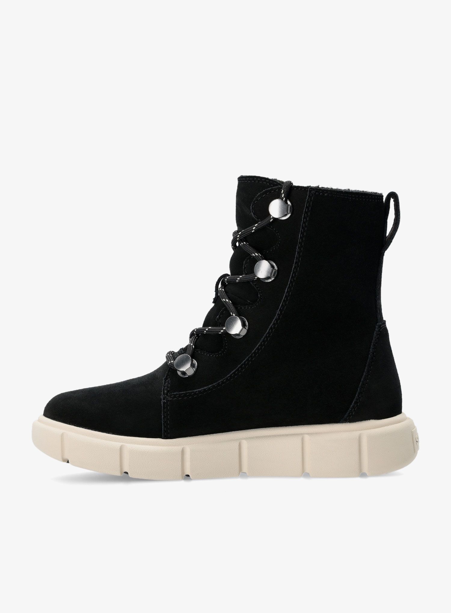 Ženski zimski čevlji Sorel Explorer III Joan WP - black/chalk