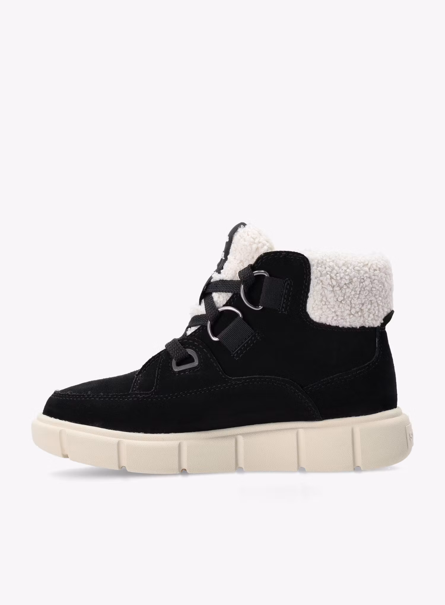 Ženski zimski čevlji Sorel Explorer III NW Lace WP - black/sea salt
