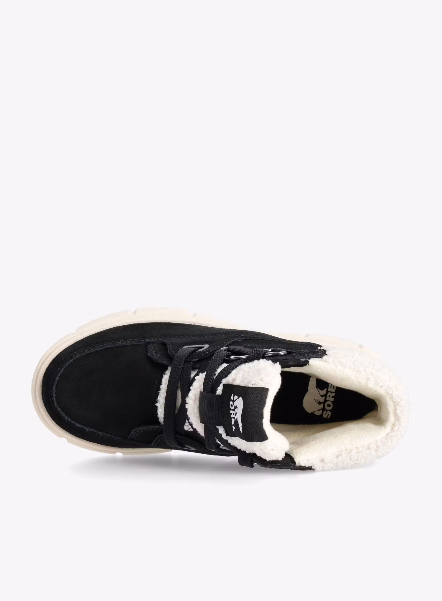 Ženski zimski čevlji Sorel Explorer III NW Lace WP - black/sea salt