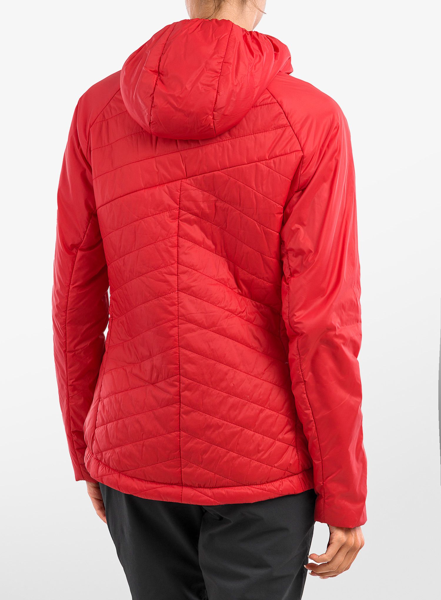 Sintetična jakna CMP Aalia Jacket Fix Hood - campari