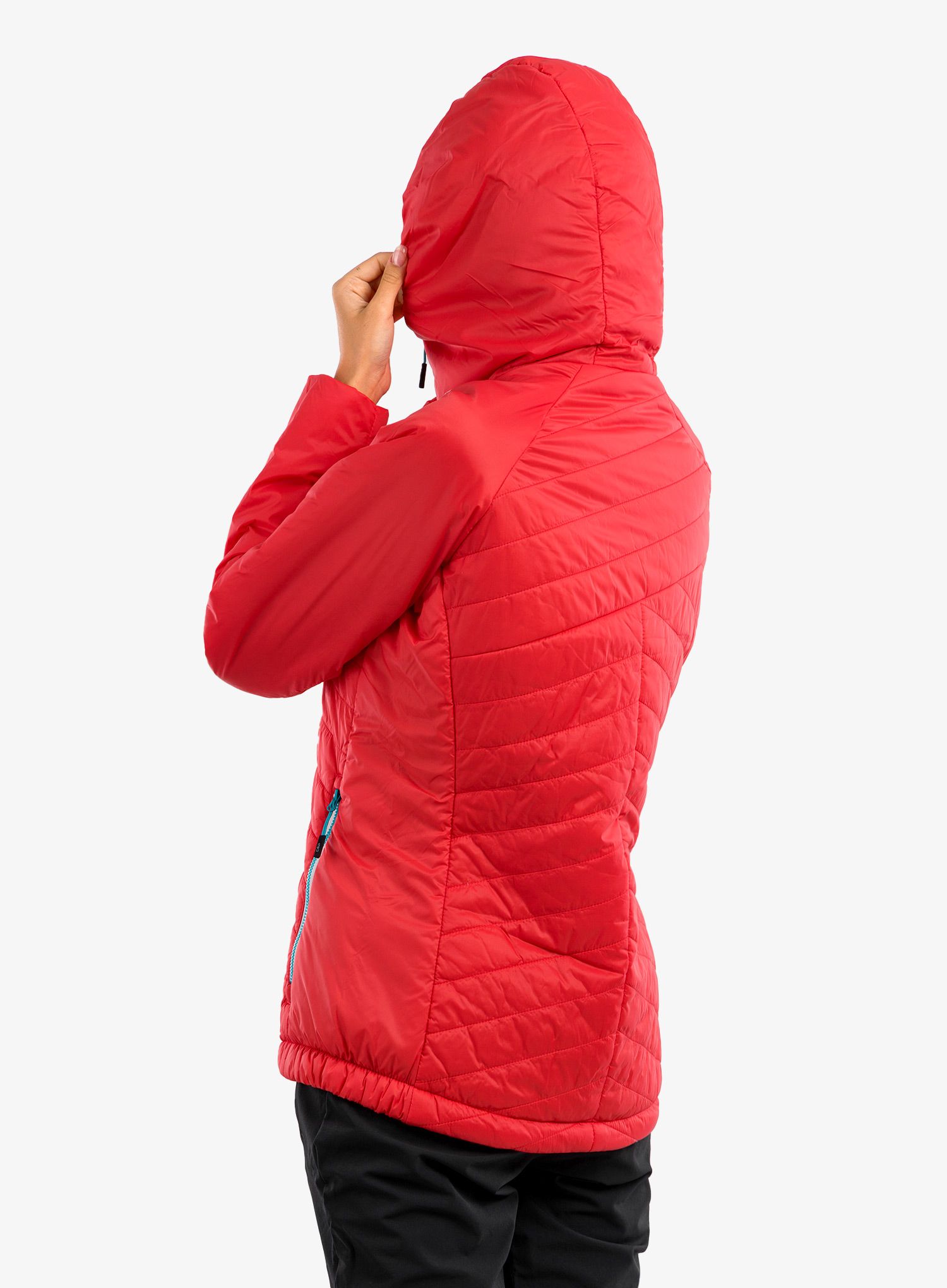Sintetična jakna CMP Aalia Jacket Fix Hood - campari