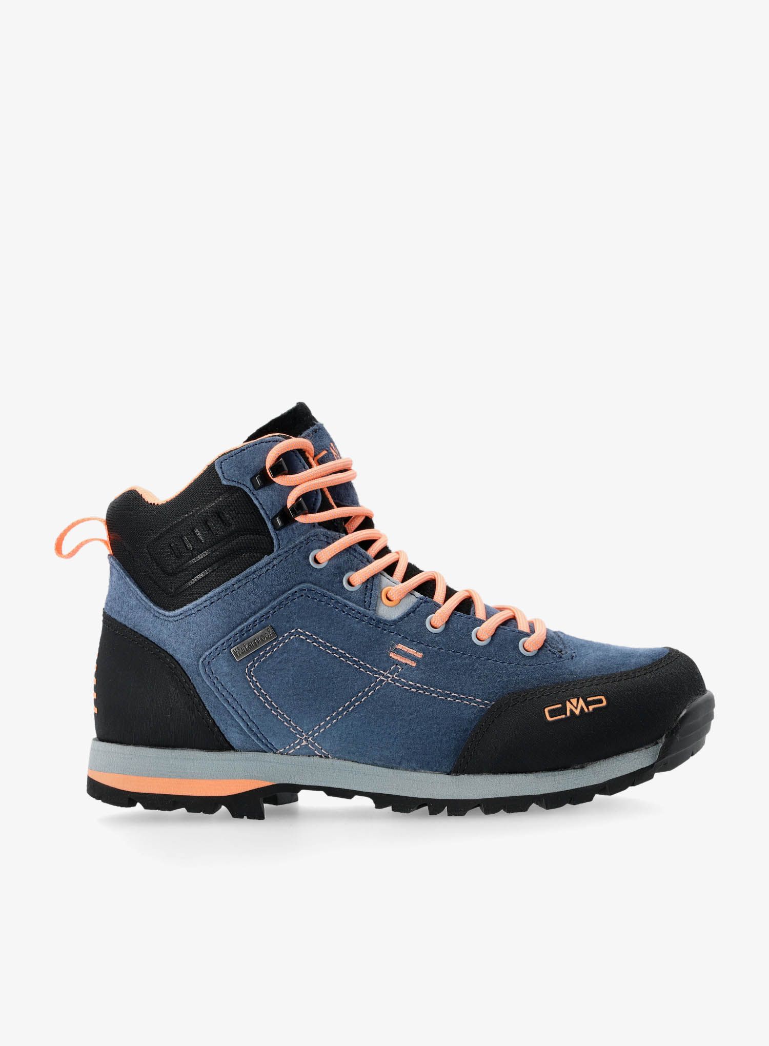 Ženski pohodniški čevlji CMP Alcor 2.0 Mid WP - blue ink/sunrise