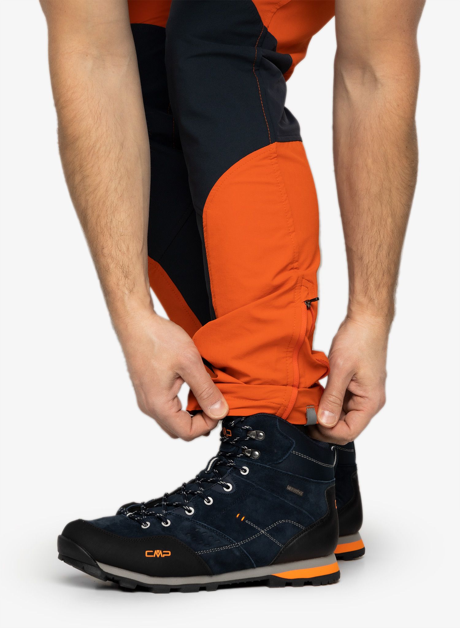Visoki pohodniški čevlji CMP Alcor Mid WP - antracite/orange