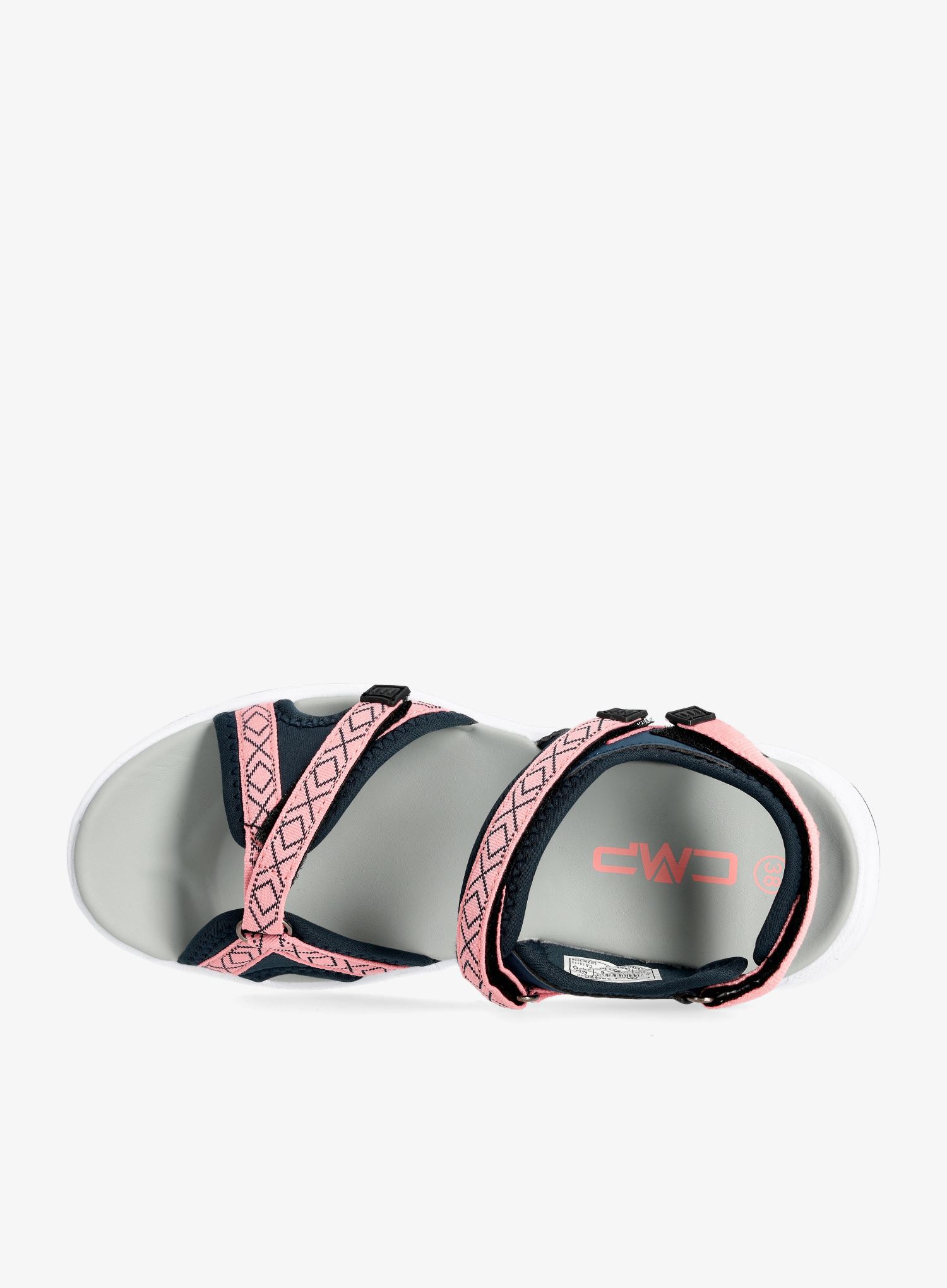 Ženski pohodniški sandali CMP Almaak - b.blue/peach
