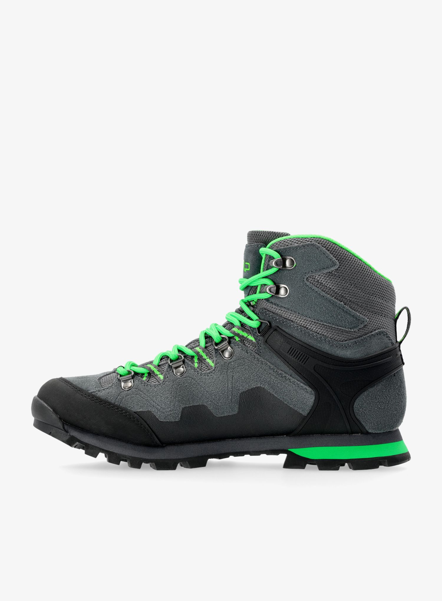 Moški pohodniški čevlji CMP Athunis Mid WP - grey/verde fluo